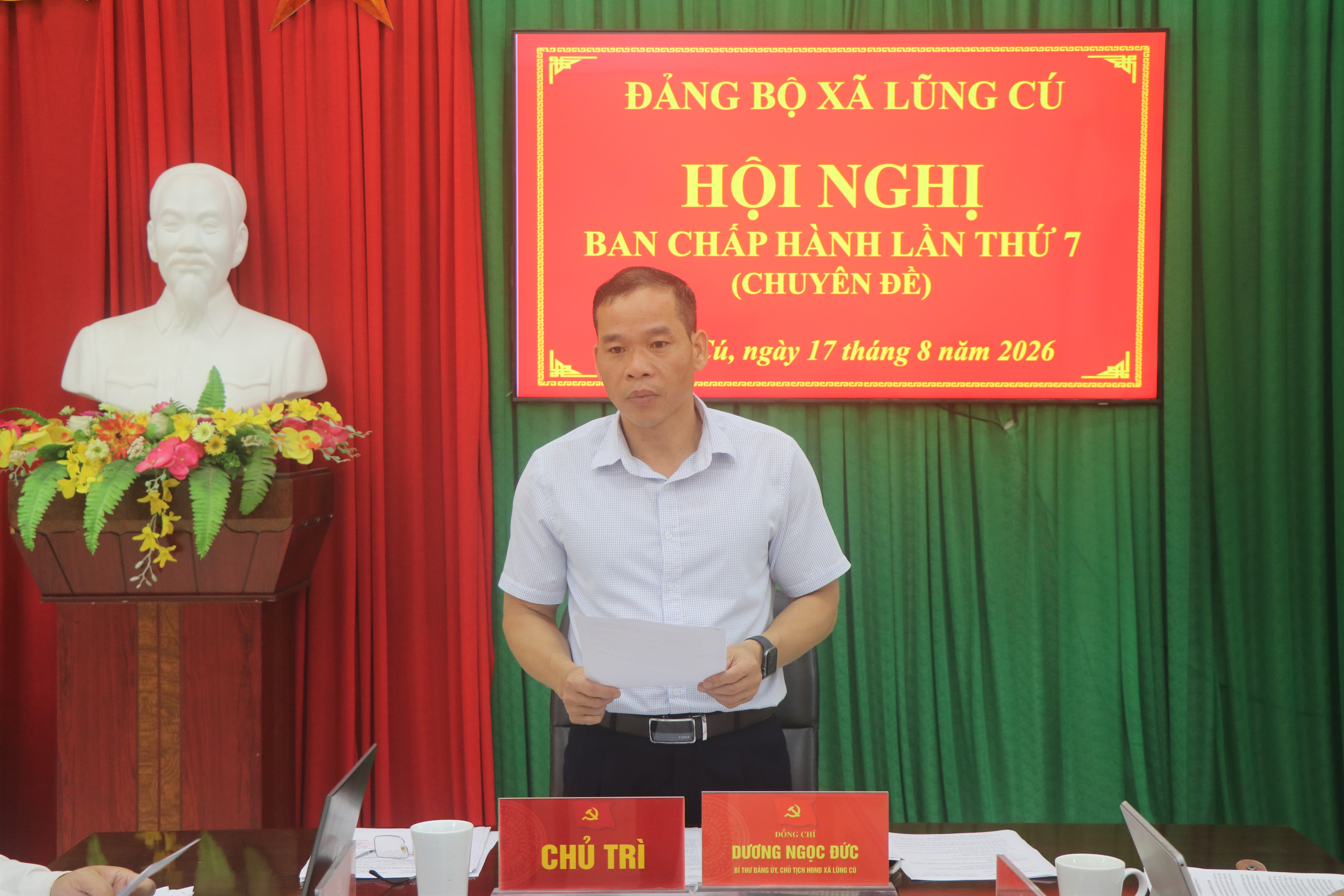 XÃ LŨNG CÚ THỐNG NHẤT NHIỀU NỘI DUNG QUAN TRỌNG VỀ ĐỊA GIỚI HÀNH CHÍNH, GIÁO DỤC VÀ TỔ CHỨC BỘ MÁY