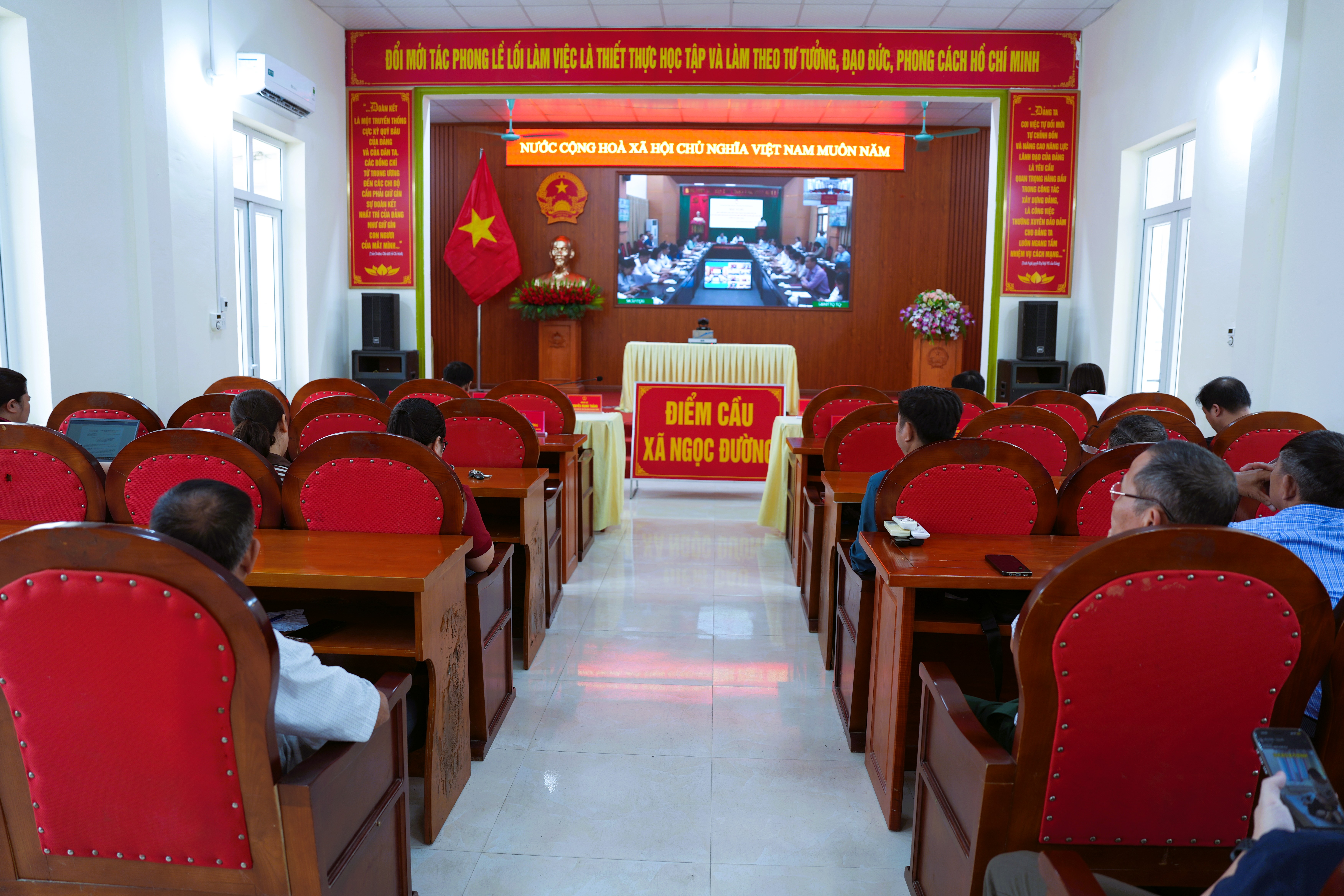 Hội nghị trực tuyên tổng kết công tác Mặt trận tham gia cuộc bầu cử