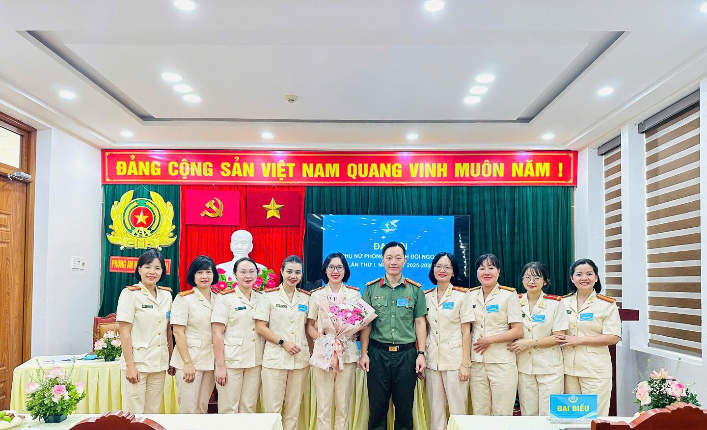 ĐẠI HỘI PHỤ NỮ CƠ SỞ PHÒNG AN NINH ĐỐI NGOẠI