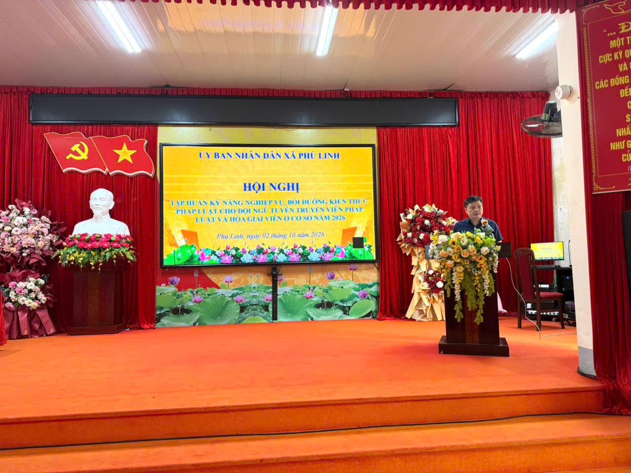 XÃ PHÚ LINH TỔ CHỨC HỘI NGHỊ TẬP HUẤN KỸ THUẬT NGHIỆP VỤ, BỒI DƯỠNG KIẾN THỨC PHÁP LUẬT CHO ĐỘI NGŨ TUYÊN TRUYỀN VIÊN PHÁP LUẬT VÀ HÒA GIẢI VIÊN Ở CƠ SỞ NĂM 2026
