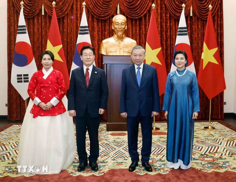 Tổng Bí thư, Chủ tịch nước Tô Lâm chủ trì chiêu đãi Tổng thống Hàn Quốc