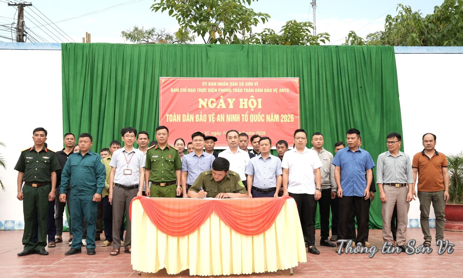 Xã Sơn Vĩ tổ chức Ngày hội toàn dân bảo vệ an ninh Tổ quốc năm 2026