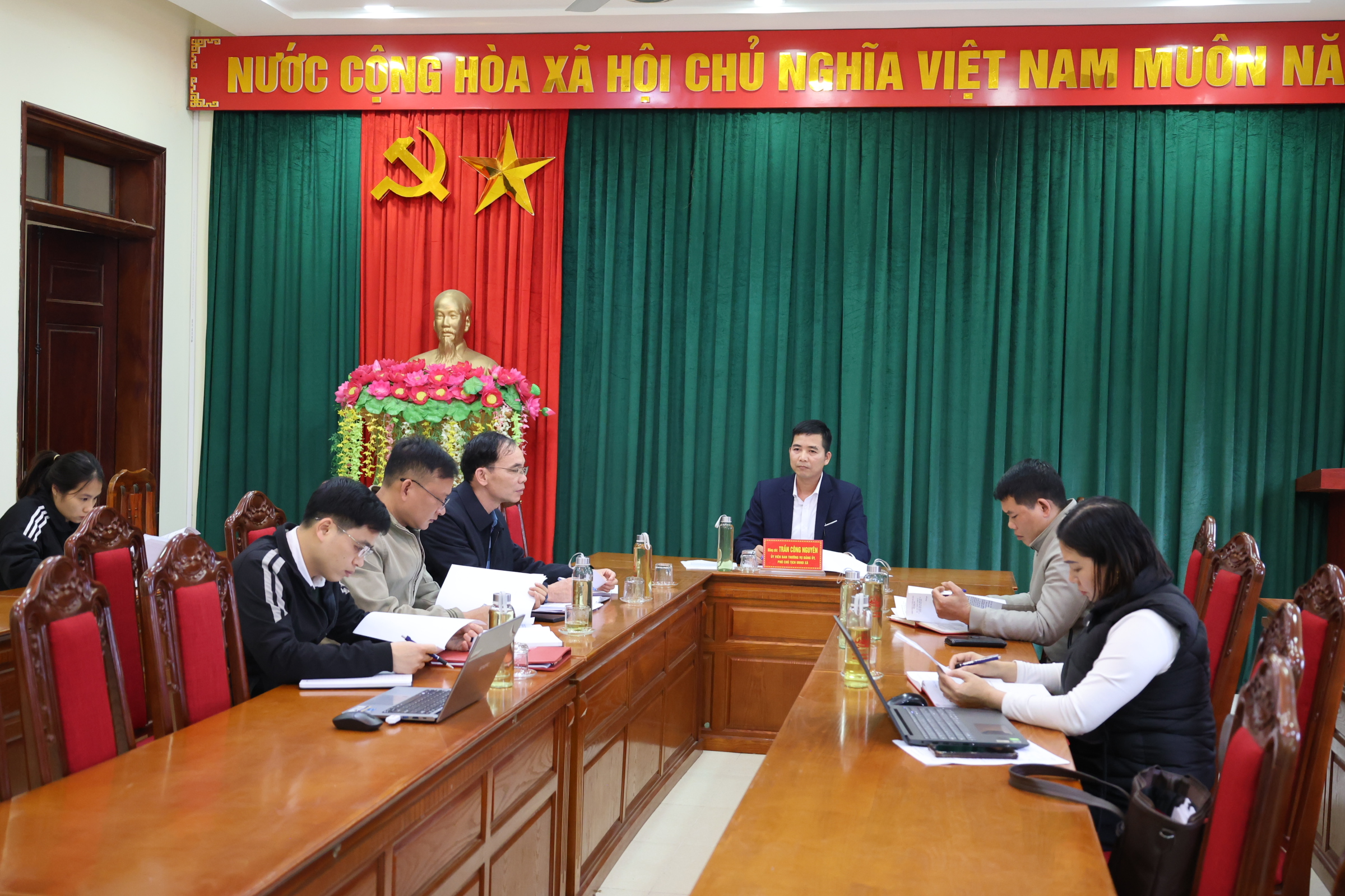 Họp triển khai công tác tuyển chọn lao động thời vụ đi làm việc tại Hàn Quốc