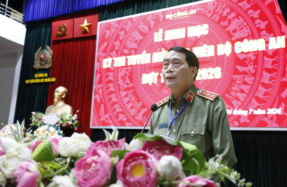 KHAI MẠC KỲ THI TUYỂN ĐIỀU TRA VIÊN BỘ CÔNG AN, ĐỢT 1 NĂM 2026