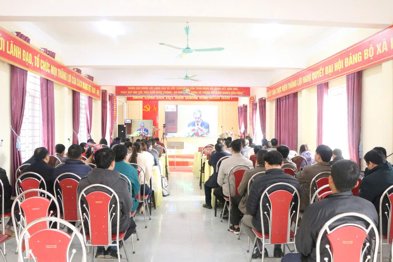 HỘI NGHỊ TRỰC TUYẾN NGHIÊN CỨU, HỌC TẬP, QUÁN TRIỆT, TUYÊN TRUYỀN VÀ TRIỂN KHAI THỰC HIỆN NGHỊ QUYẾT ĐẠI HỘI XIV CỦA ĐẢNG.