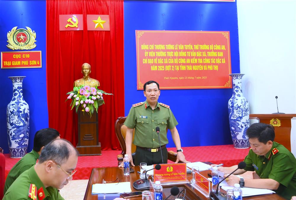 Triển khai công tác đặc xá năm 2025 (đợt 2) đảm bảo chặt chẽ, đúng quy định