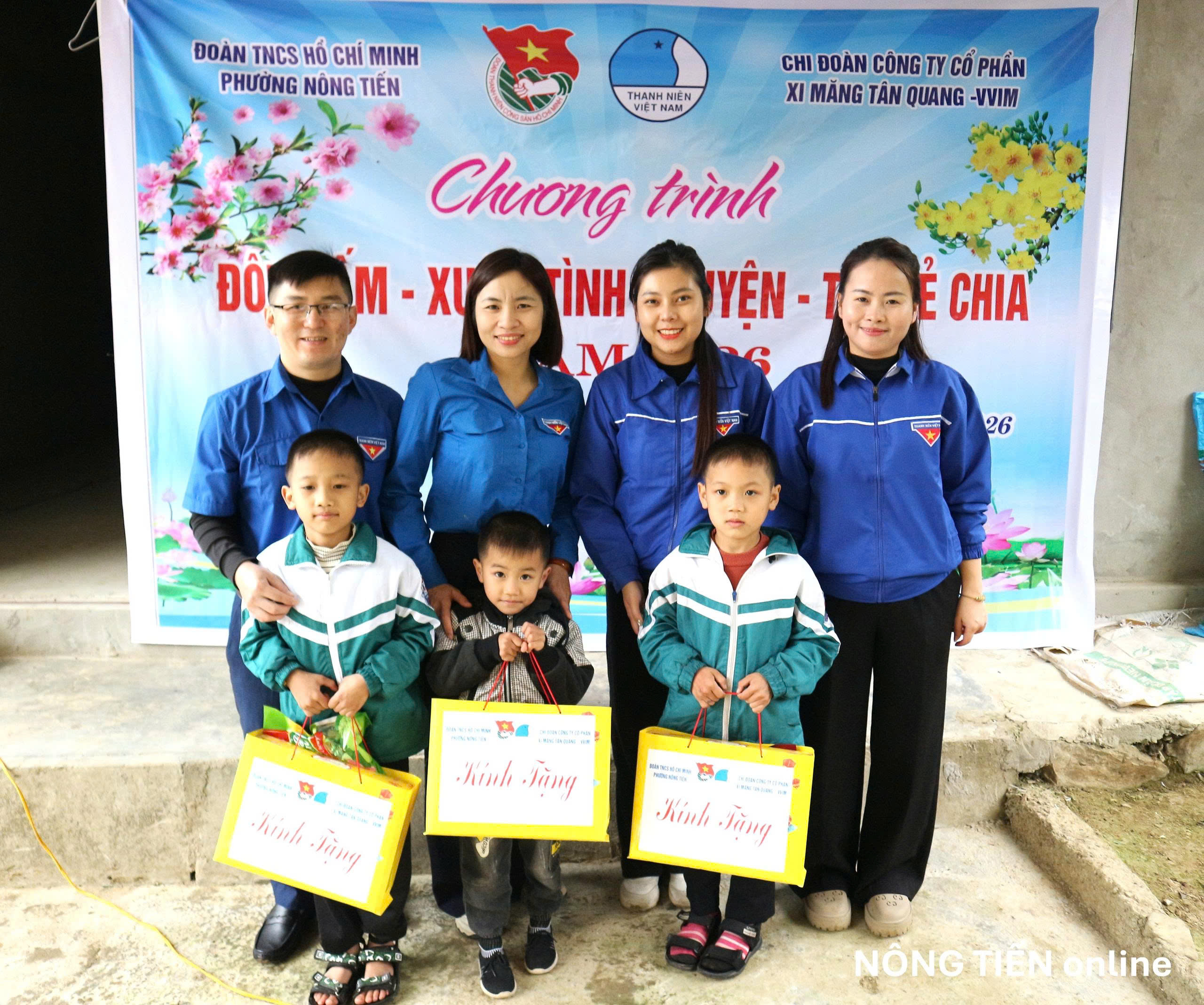 Tuổi trẻ phường Nông Tiến: Hành trình "Đông ấm" mang Tết sớm đến Cổng Trời