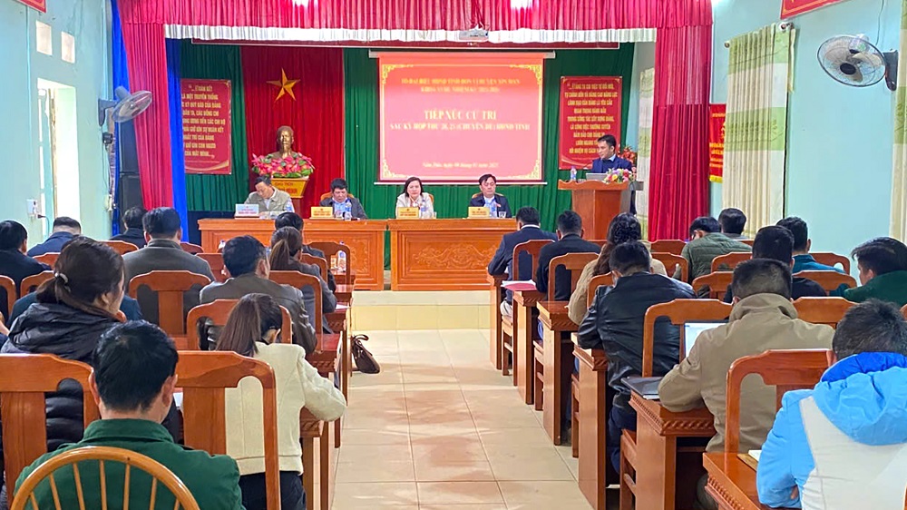 Tổ Đại biểu HĐND tỉnh Hà Giang tiếp xúc cử tri sau Kỳ họp thứ 20, 21 (chuyên đề) HĐND tỉnh khóa 18