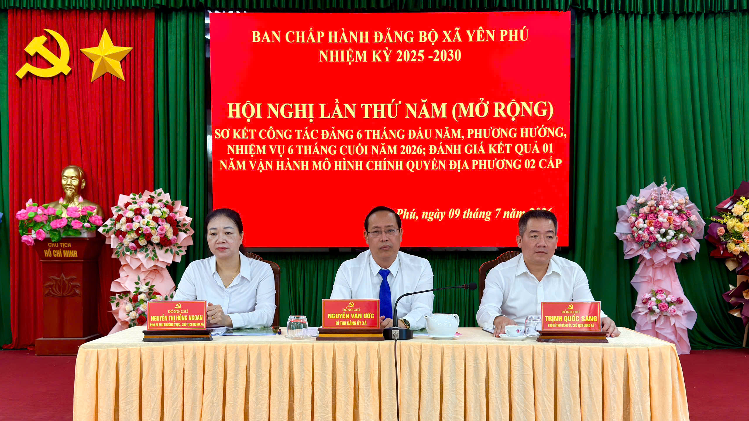HỘI NGHỊ BAN CHẤP HÀNH ĐẢNG BỘ XÃ LẦN THỨ V (MỞ RỘNG)