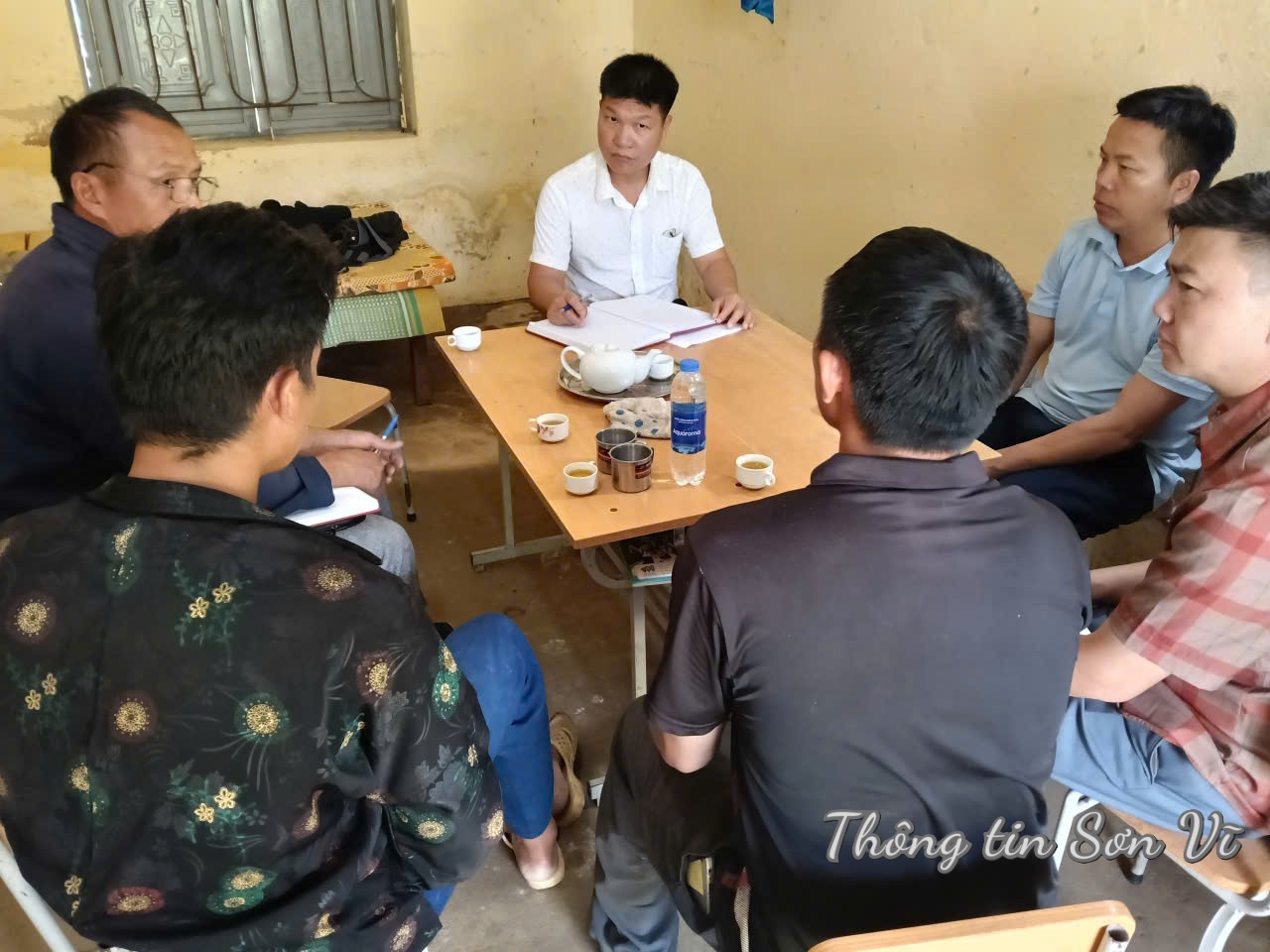 HĐND xã Sơn Vĩ khảo sát, nắm tình hình tại thôn Lủng Chư