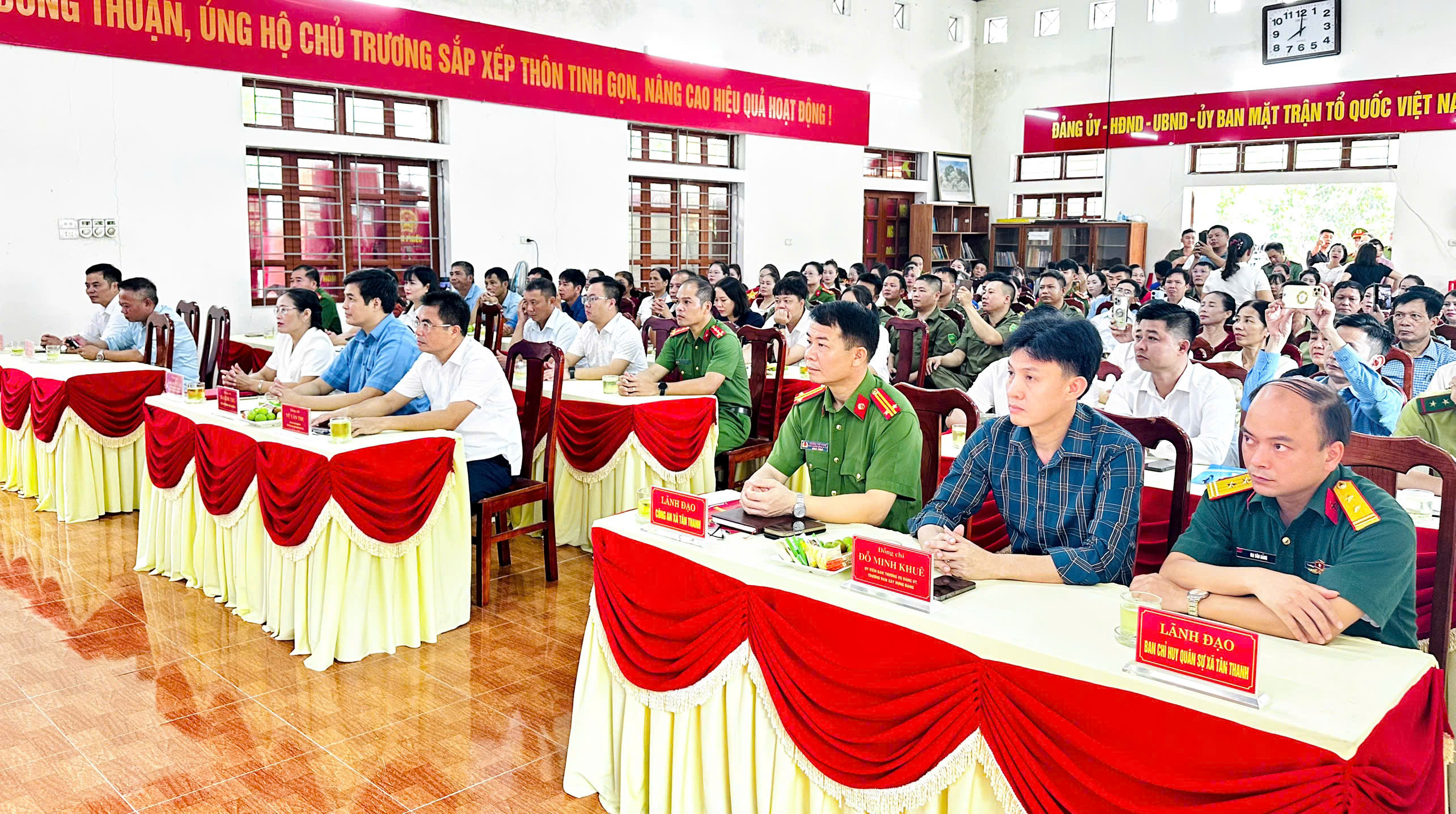 Xã Tân Thanh tổ chức Ngày hội toàn dân bảo vệ an ninh Tổ quốc và Diễn đàn Công an xã lắng nghe ý kiến Nhân dân năm 2026