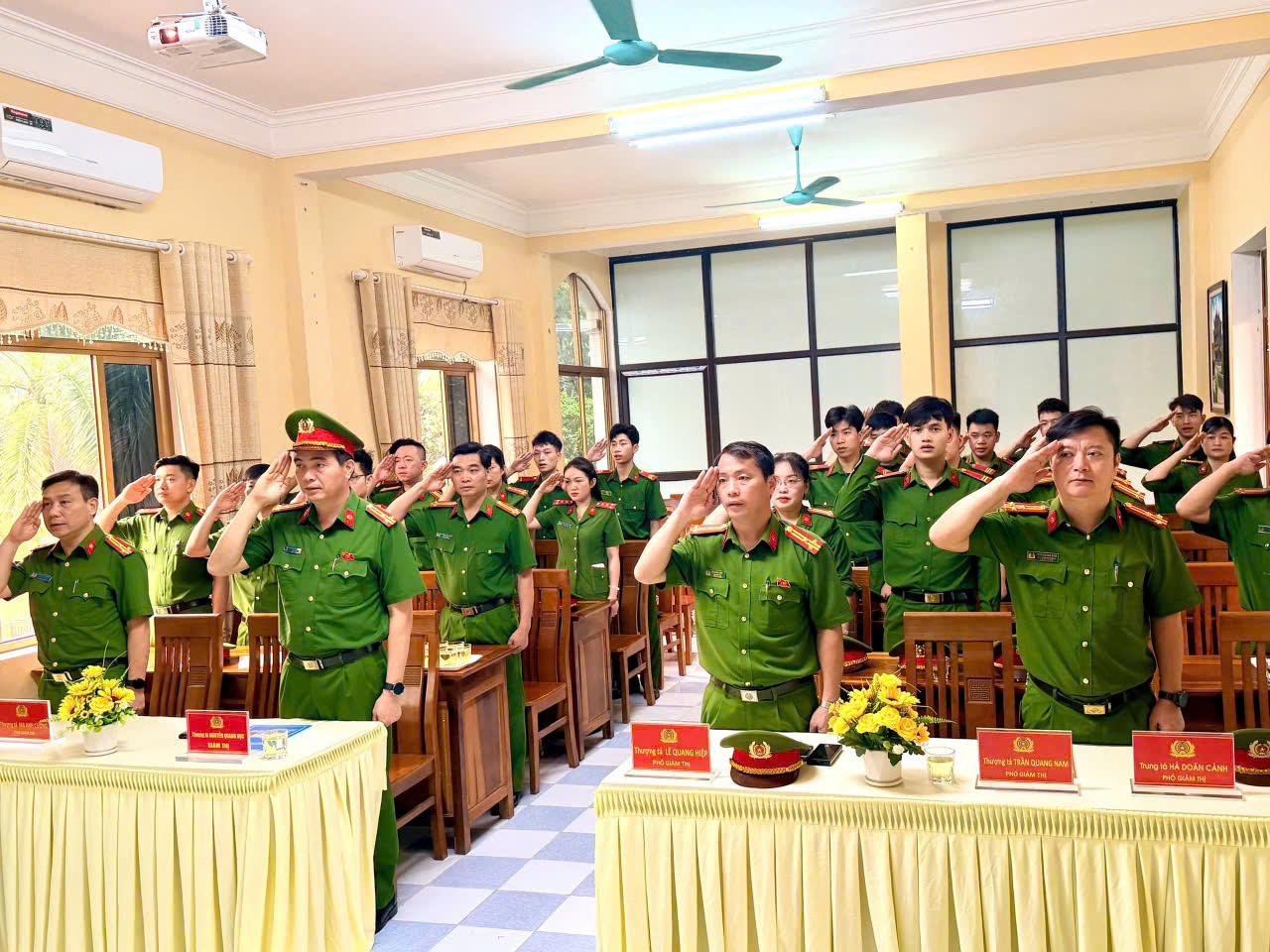 TRẠI TẠM GIAM SỐ 1 TỔ CHỨC KHAI MẠC TẬP HUẤN ĐIỀU LỆNH, QUÂN SỰ, VÕ THUẬT CAND NĂM 2026