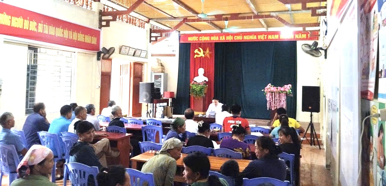 Đảng bộ xã Lâm Bình triển khai quán triệt  các văn bản chỉ đạo về sắp xếp thôn