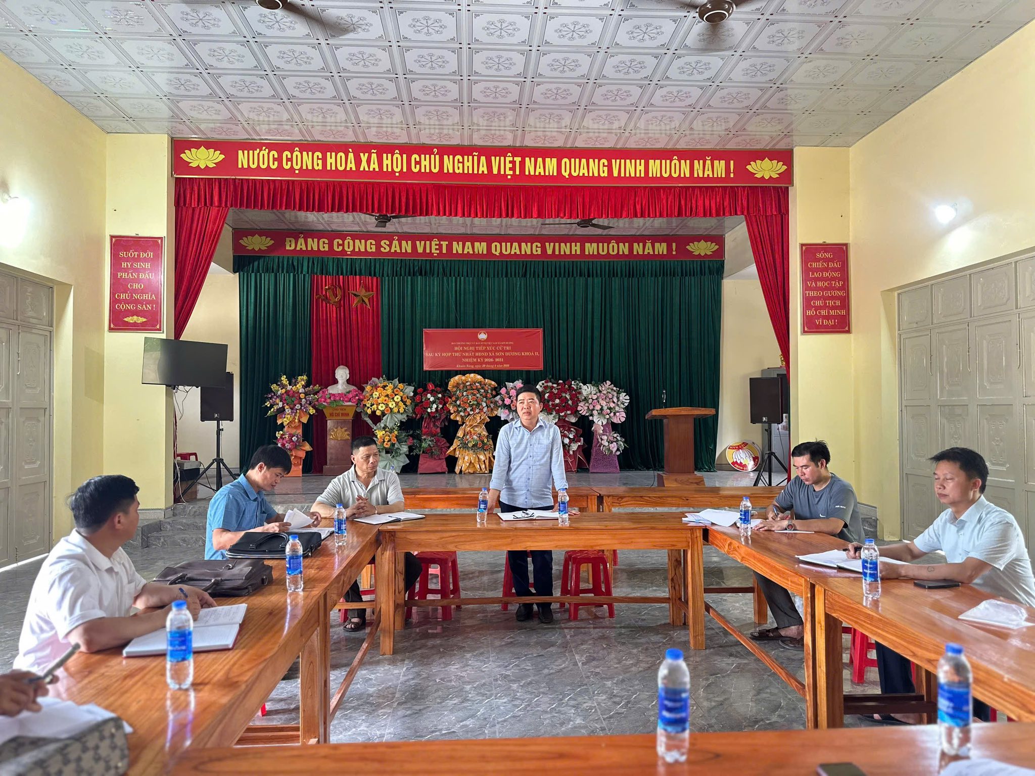 Ban Văn hóa - Xã hội HĐND xã Sơn Dương giám sát công tác rà soát hộ nghèo tại thôn Định Chung, Khuôn Ráng
