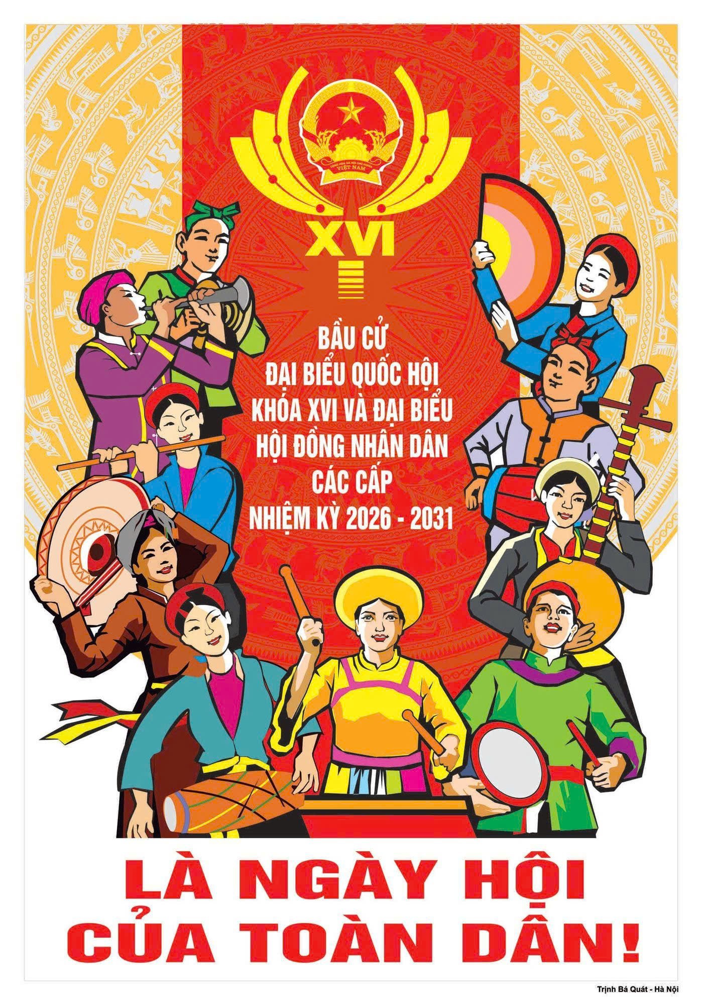 TOÀN DÂN TÍCH CỰC HƯỞNG ỨNG – SÁNG SUỐT LỰA CHỌN – ĐOÀN KẾT HƯỚNG TỚI THÀNH CÔNG CỦA CUỘC BẦU CỬ ĐẠI BIỂU QUỐC HỘI KHÓA XVI VÀ HĐND CÁC CẤP NHIỆM KỲ 2026–2031!