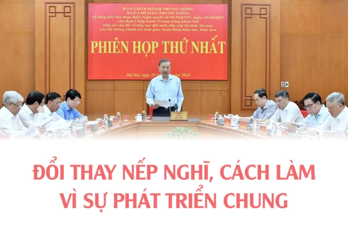 Đổi thay nếp nghĩ, cách làm vì sự phát triển chung