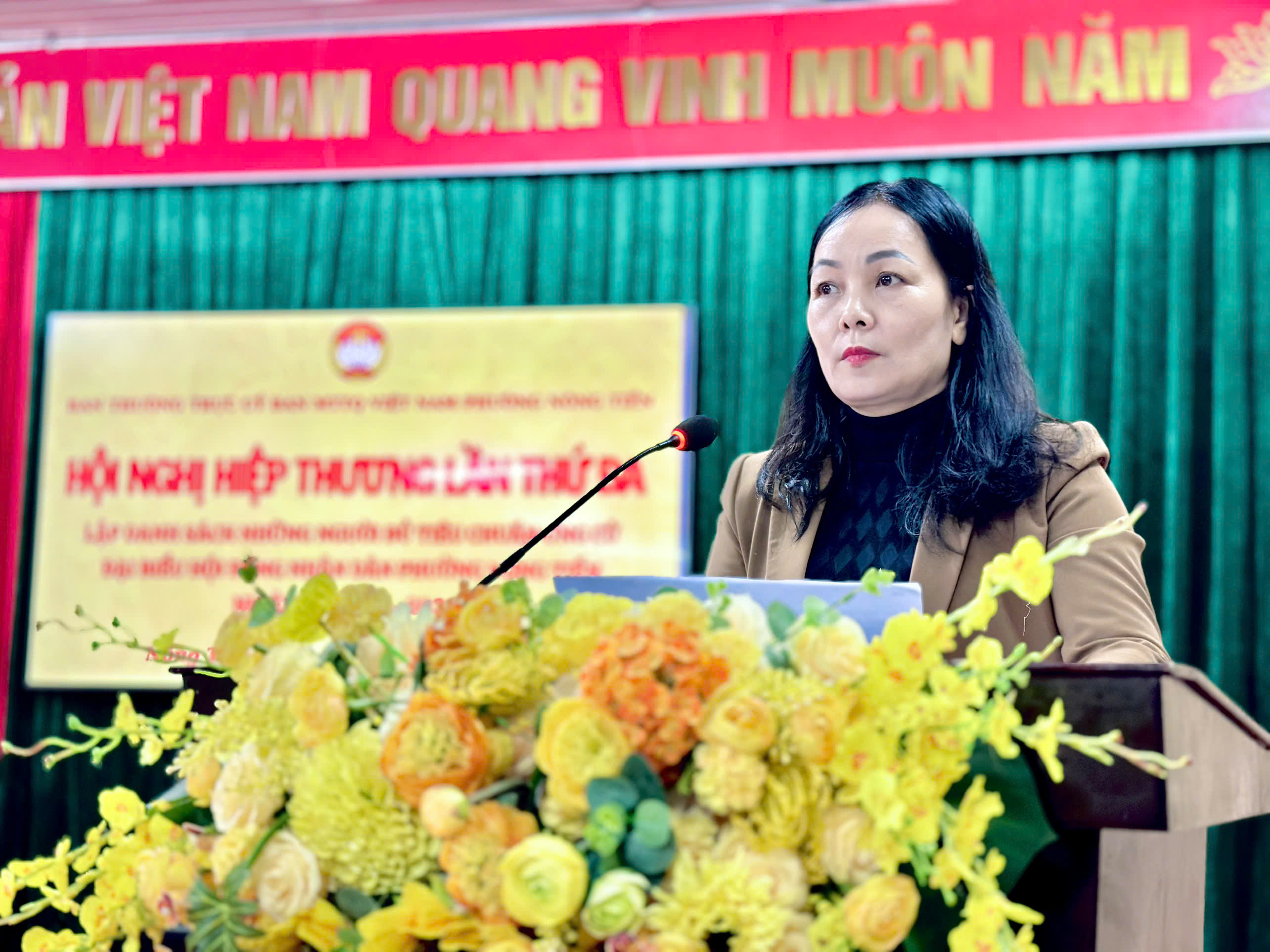 Phường Nông Tiến: Hiệp thương lần thứ 3, lập danh sách người đủ tiêu chuẩn ứng cử đại biểu HĐND nhiệm kỳ 2026 - 2031