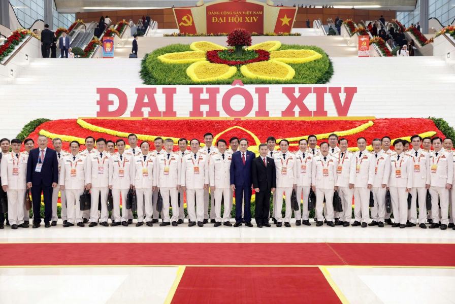 ĐOÀN ĐẠI BIỂU ĐẢNG BỘ CÔNG AN TRUNG ƯƠNG DỰ ĐẠI HỘI XIV CỦA ĐẢNG