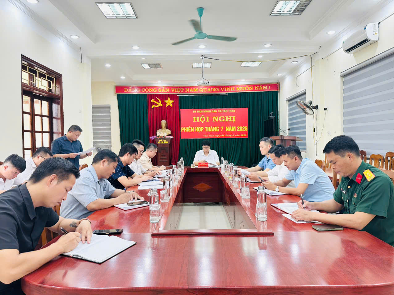 UBND xã Tân Trào tổ chức phiên họp thường kỳ tháng 7 năm 2026