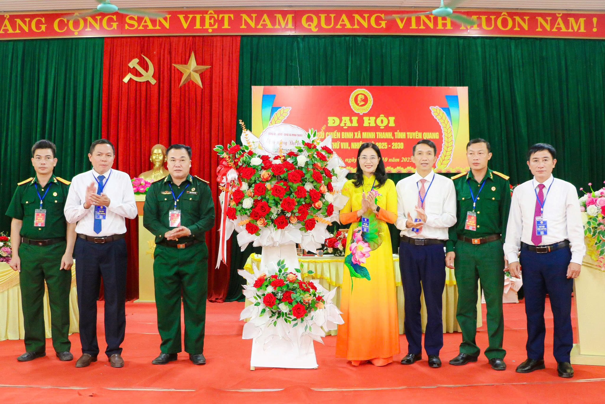 Đại hội Đại biểu Hội Cựu chiến binh xã Minh Thanh lần thứ I, nhiệm kỳ 2025 - 2030