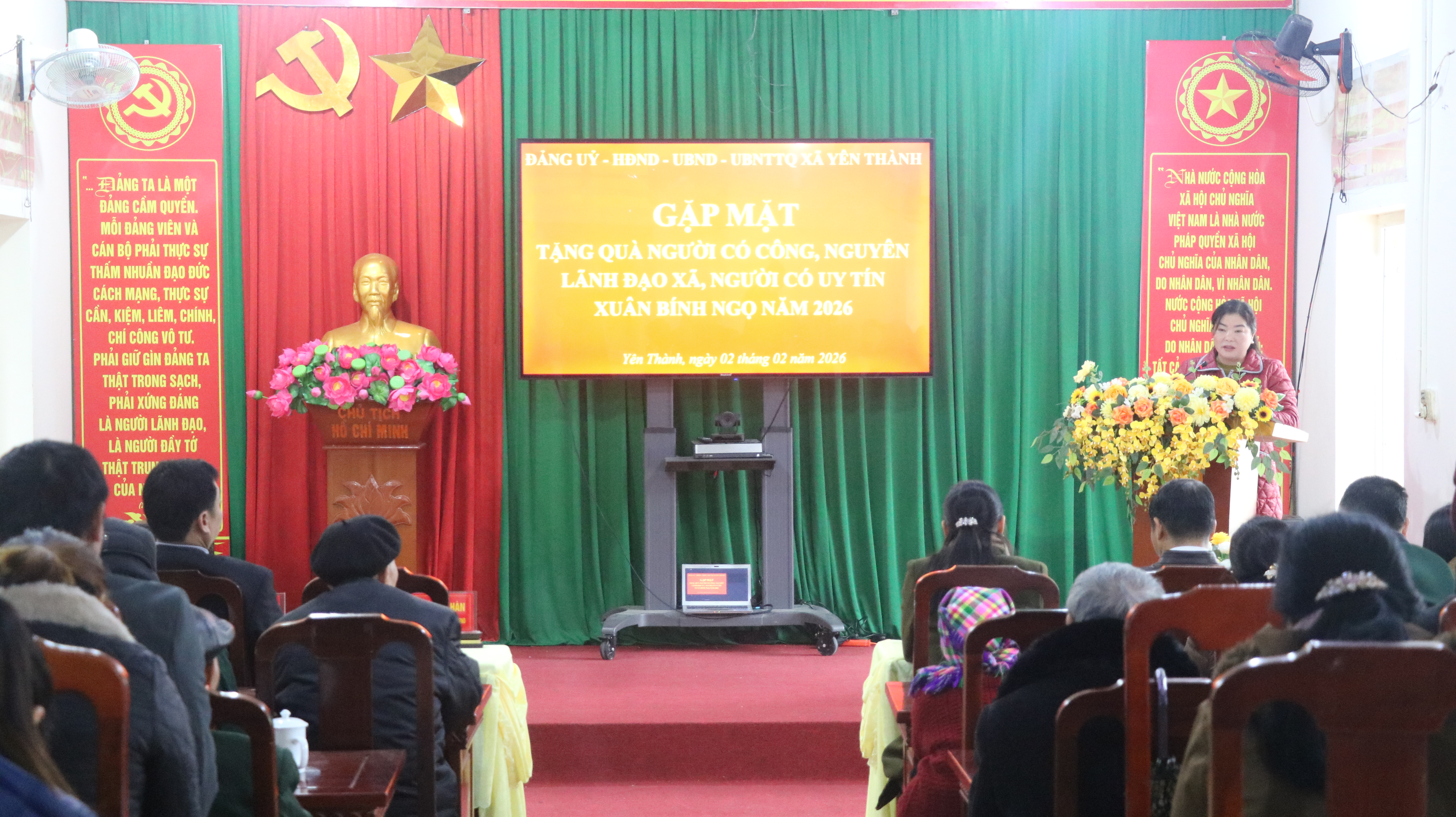 UBND xã Yên Thành tổ chức mừng thọ cho các cụ cao tuổi Xuân Bính Ngọ 2026