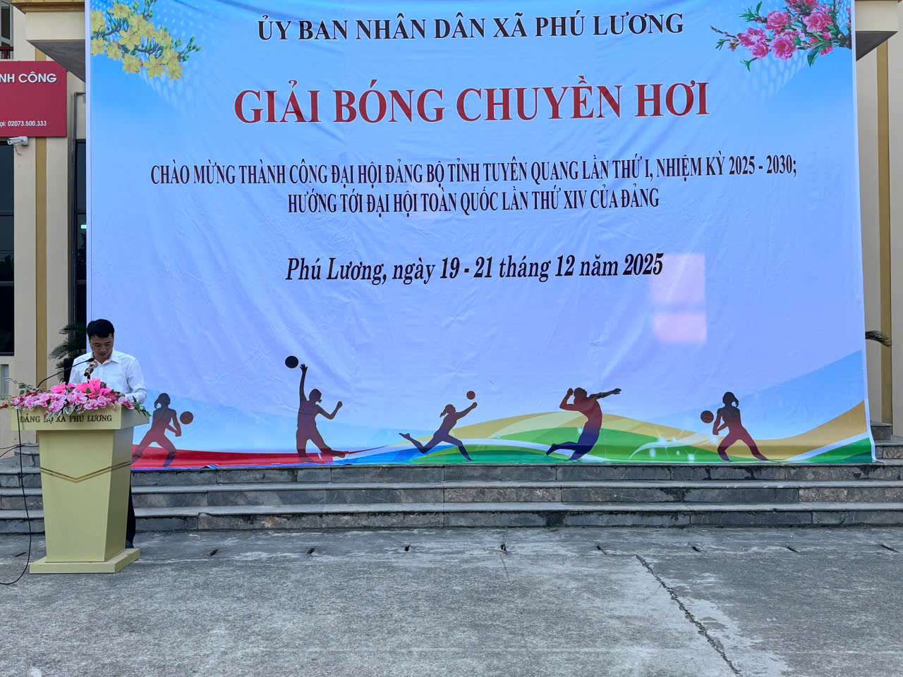 KHAI MẠC GIẢI BÓNG CHUYỀN HƠI XÃ PHÚ LƯƠNG NĂM 2025