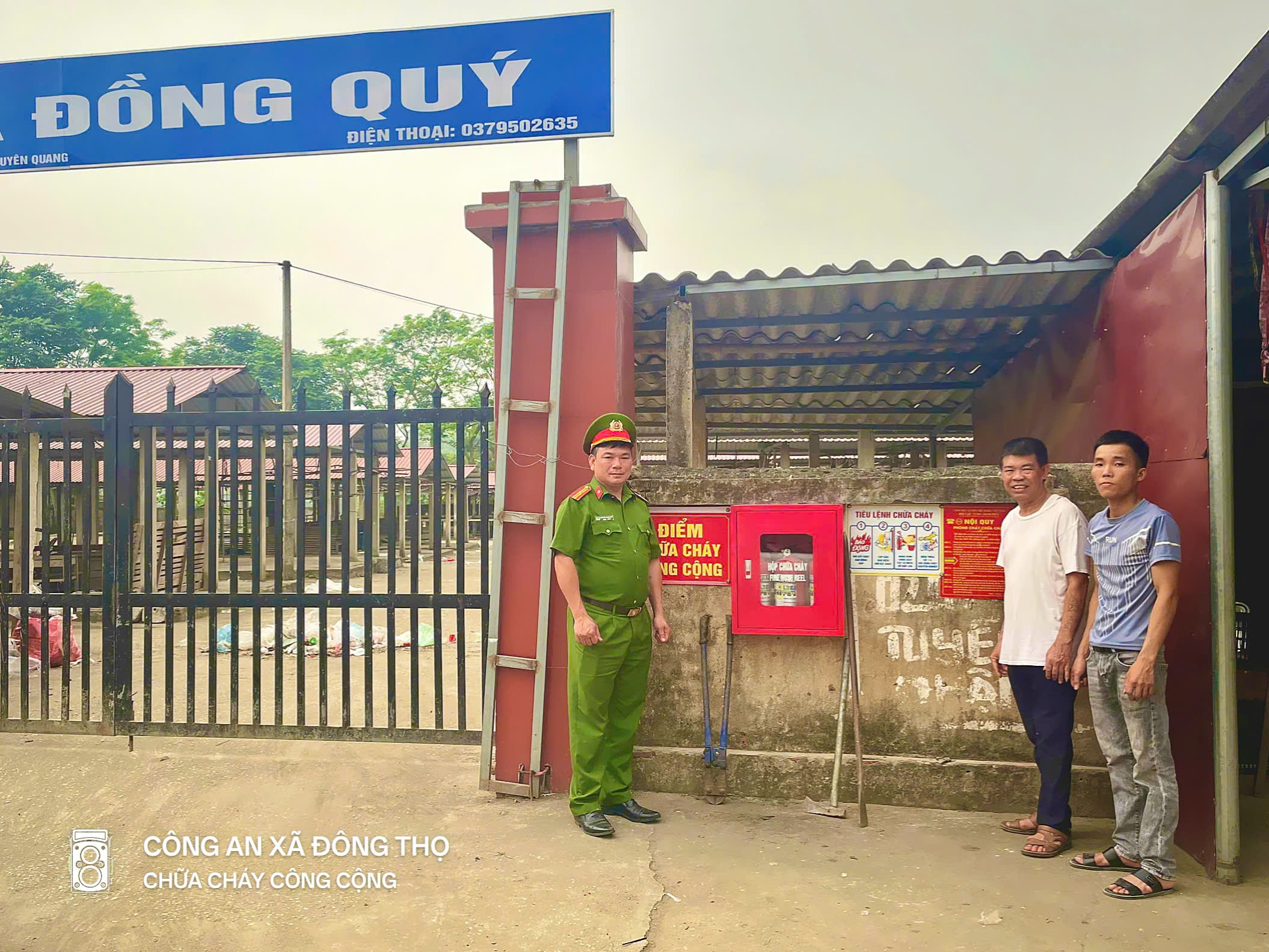 ĐÔNG THỌ: TRIỂN KHAI ĐIỂM CHỮA CHÁY CÔNG CỘNG – CHỦ ĐỘNG BẢO VỆ AN TOÀN KHU DÂN CƯ 