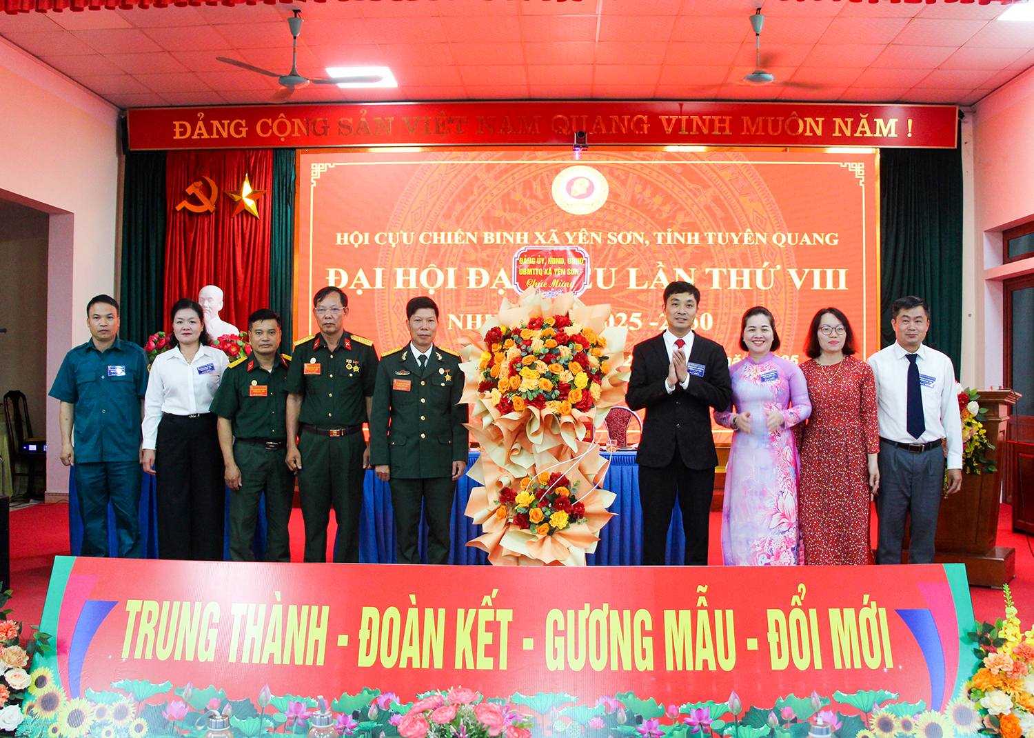 Đại hội đại biểu Hội Cựu chiến binh xã Yên Sơn lần thứ VIII, nhiệm kỳ 2025 - 2030