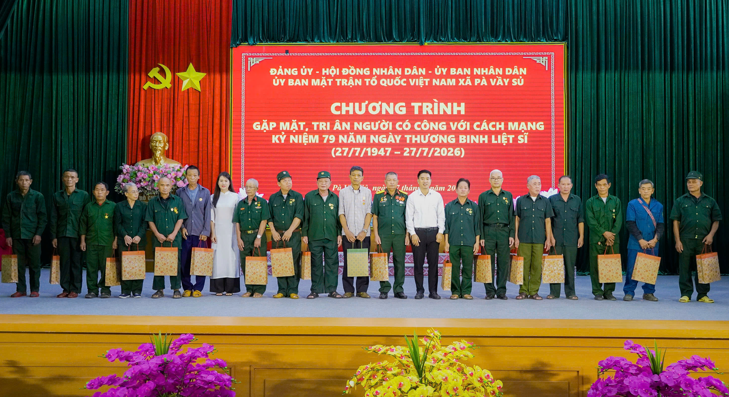 Gặp mặt, tri ân người có công với cách mạng nhân kỷ niệm 79 năm Ngày Thương binh - Liệt sĩ