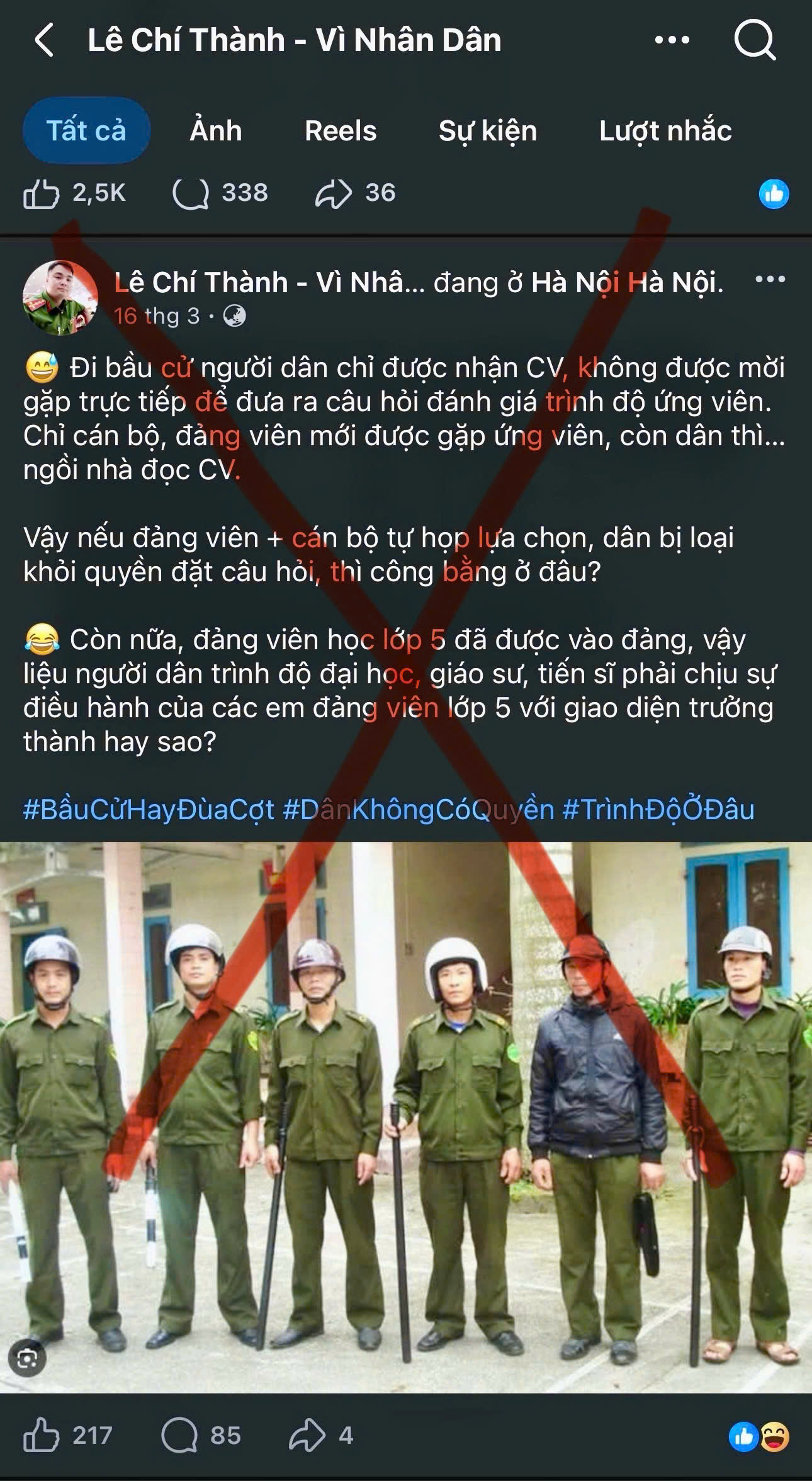 CẢNH GIÁC TRƯỚC LUẬN ĐIỆU XUYÊN TẠC VỀ QUYỀN BẦU CỬ CỦA NGƯỜI DÂN VÀ CÔNG TÁC PHÁT TRIỂN ĐẢNG