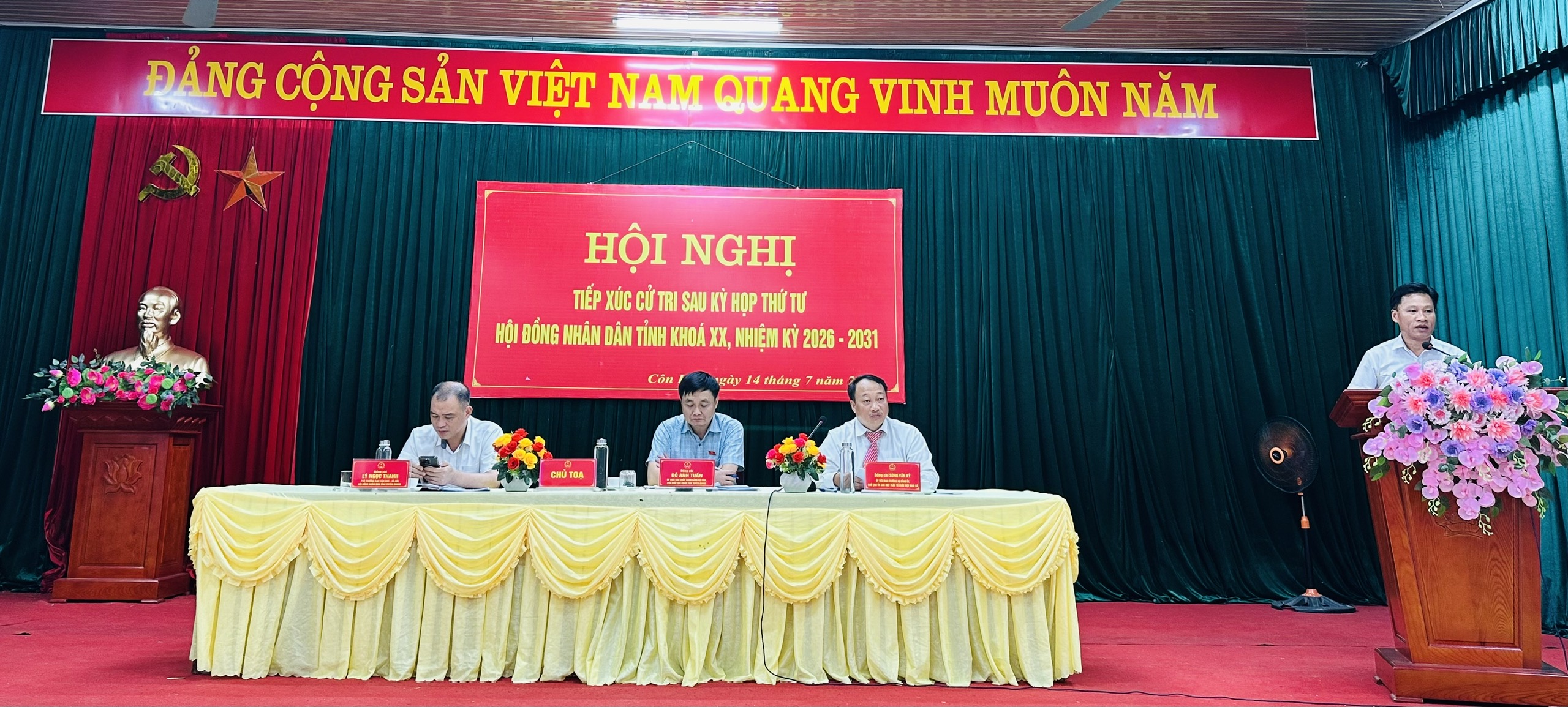 HỘI ĐỒNG NHÂN DÂN TỈNH TỔ CHỨC HỘI NGHỊ TIẾP XÚC CỬ TRI SAU KỲ HỌP THỨ TƯ HĐND TỈNH KHÓA XX, NHIỆM KỲ 2026-2031.