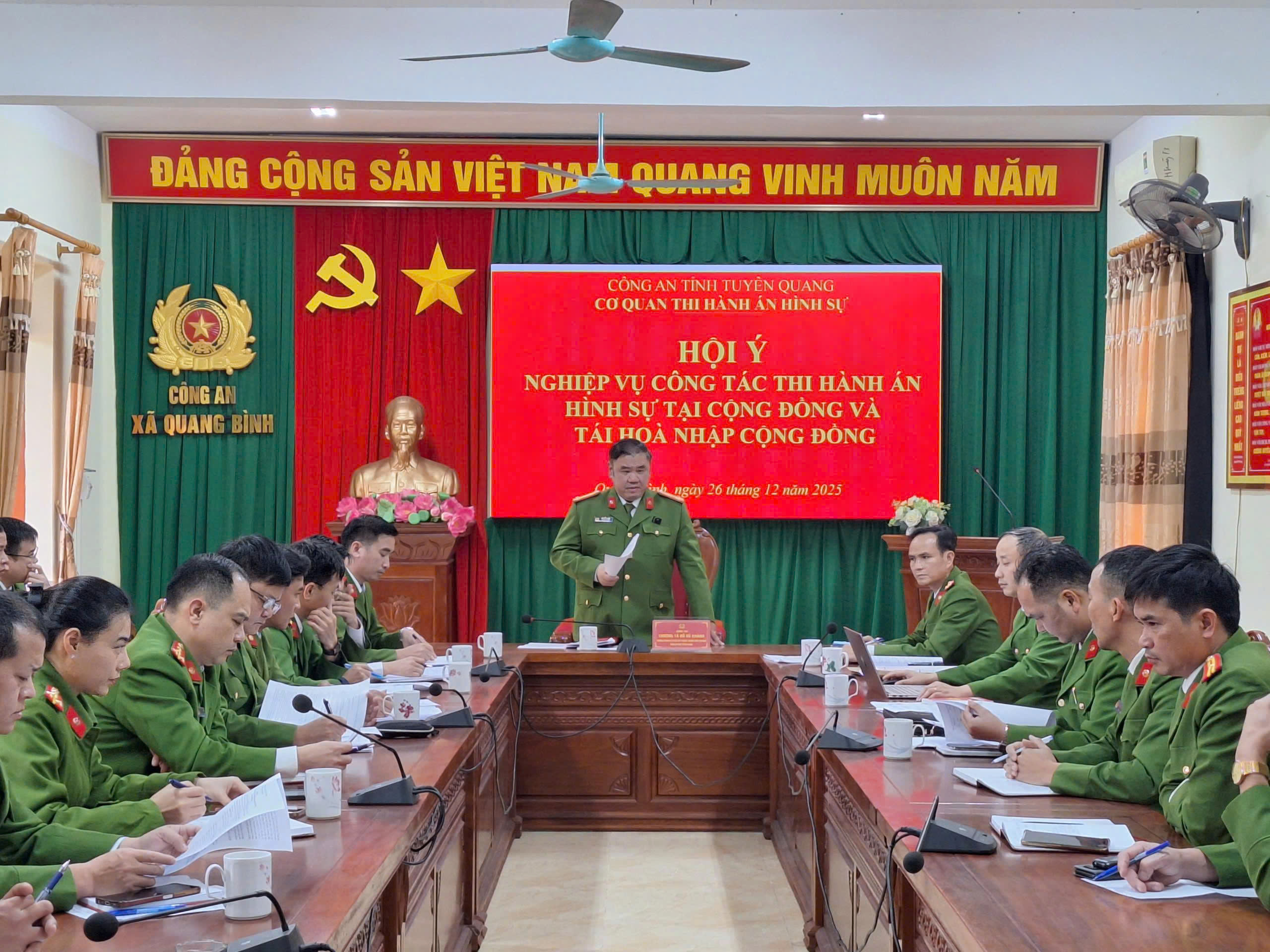 PHÒNG CẢNH SÁT THI HÀNH ÁN HÌNH SỰ VÀ HỖ TRỢ TƯ PHÁP TĂNG CƯỜNG KIỂM TRA, HƯỚNG DẪN CÔNG TÁC NGHIỆP VỤ 