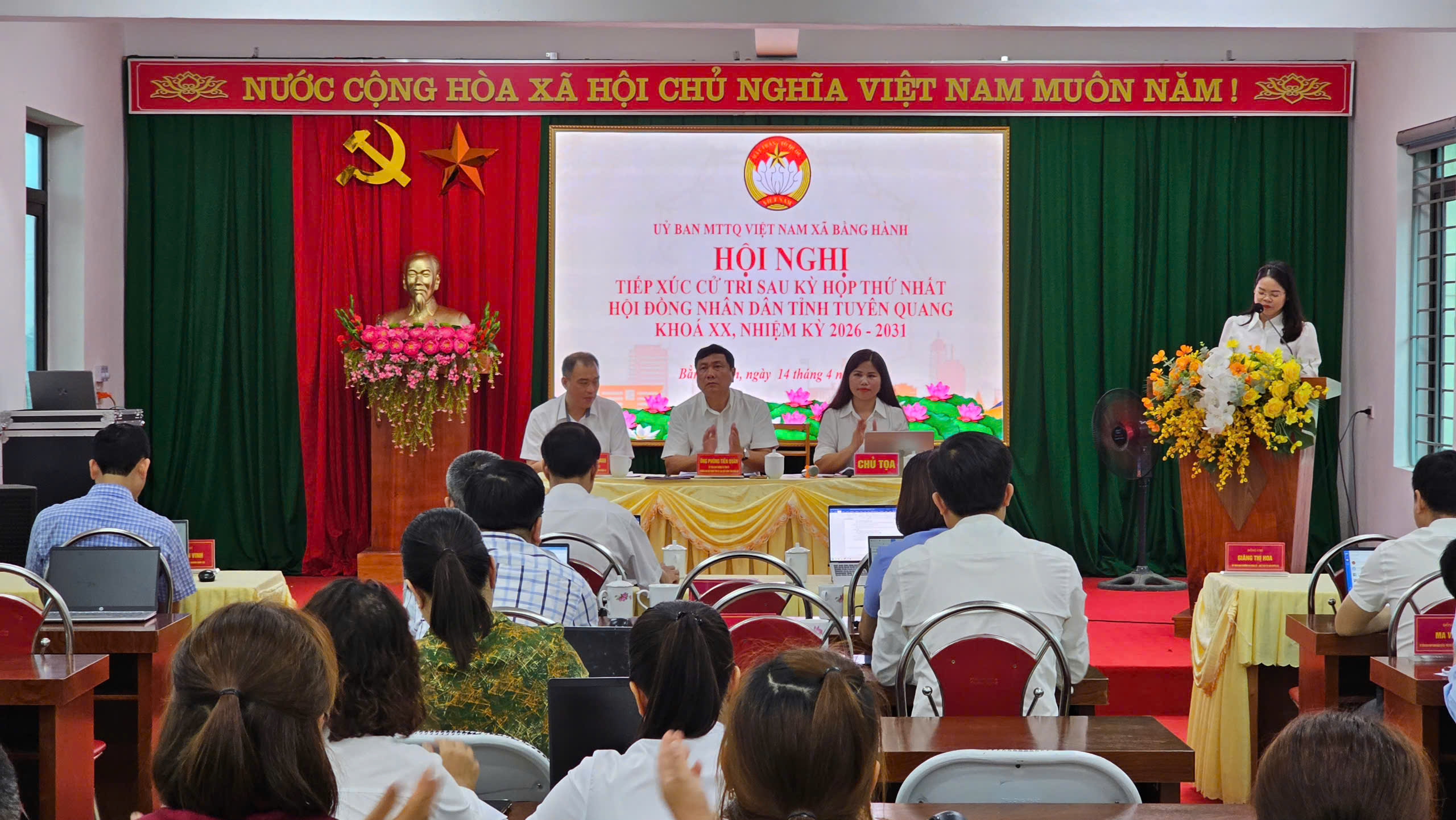 TIẾP XÚC CỬ TRI SAU KỲ HỌP THỨ NHẤT HĐND TỈNH TUYÊN QUANG KHÓA XX, NHIỆM KỲ 2026–2031