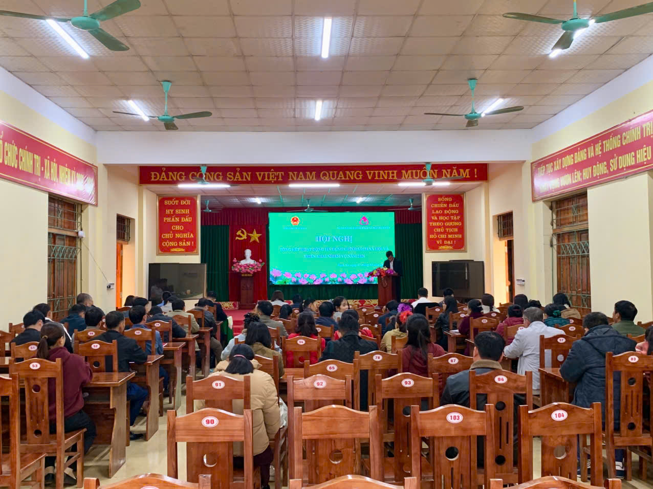 XÃ BẠCH XA TỔ CHỨC HỘI NGHỊ TỔNG KẾT HOẠT ĐỘNG TÍN DỤNG CHÍNH SÁCH XÃ HỘI NĂM 2025, TRIỂN KHAI NHIỆM VỤ NĂM 2026