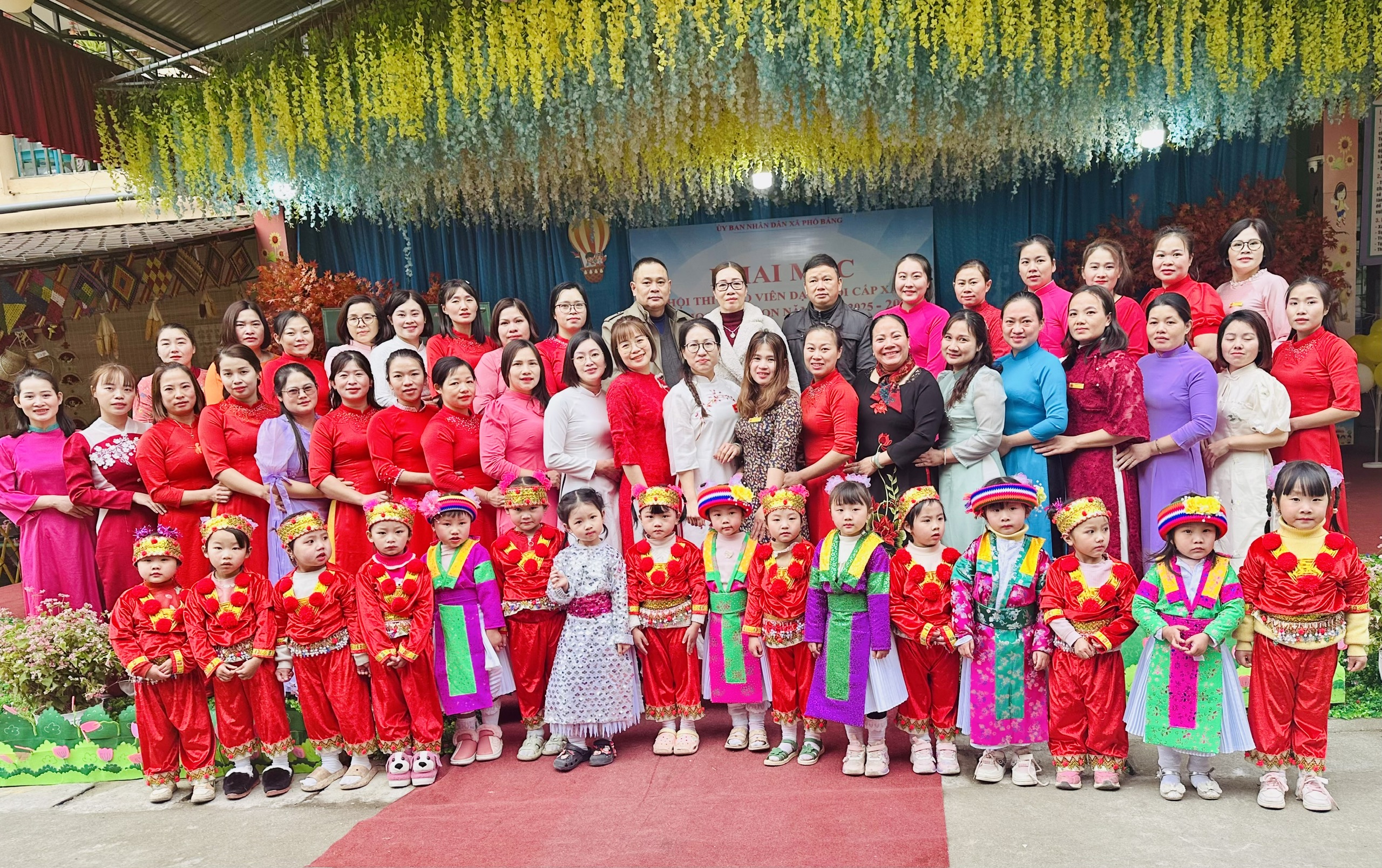 Xã Phố Bảng tổ chức lễ khai mạc Hội thi giáo viên dạy giỏi bậc mầm non năm học 2025 - 2026