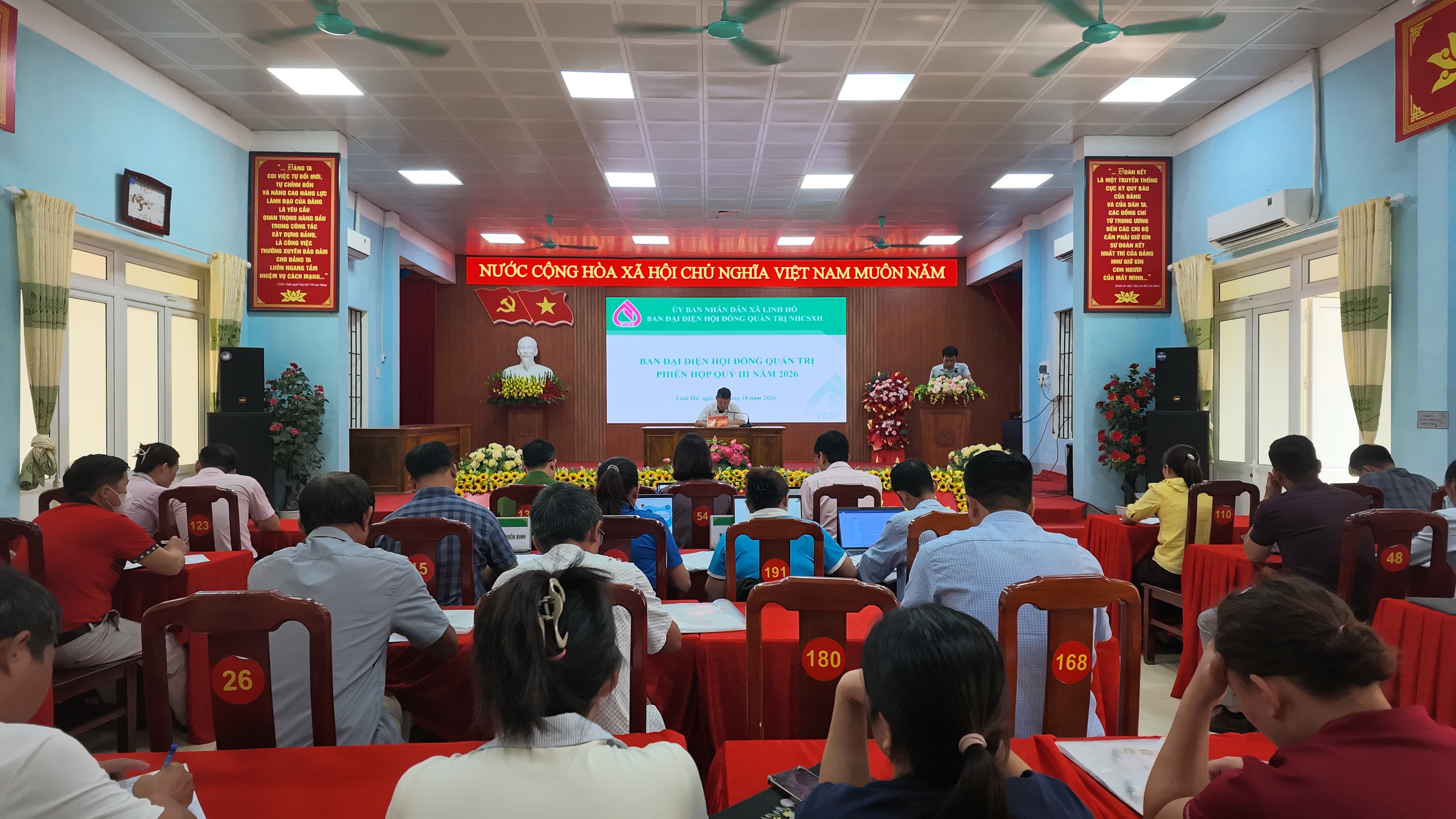 Xã Linh Hồ đánh giá kết quả hoạt động tín dụng chính sách quý III năm 2026
