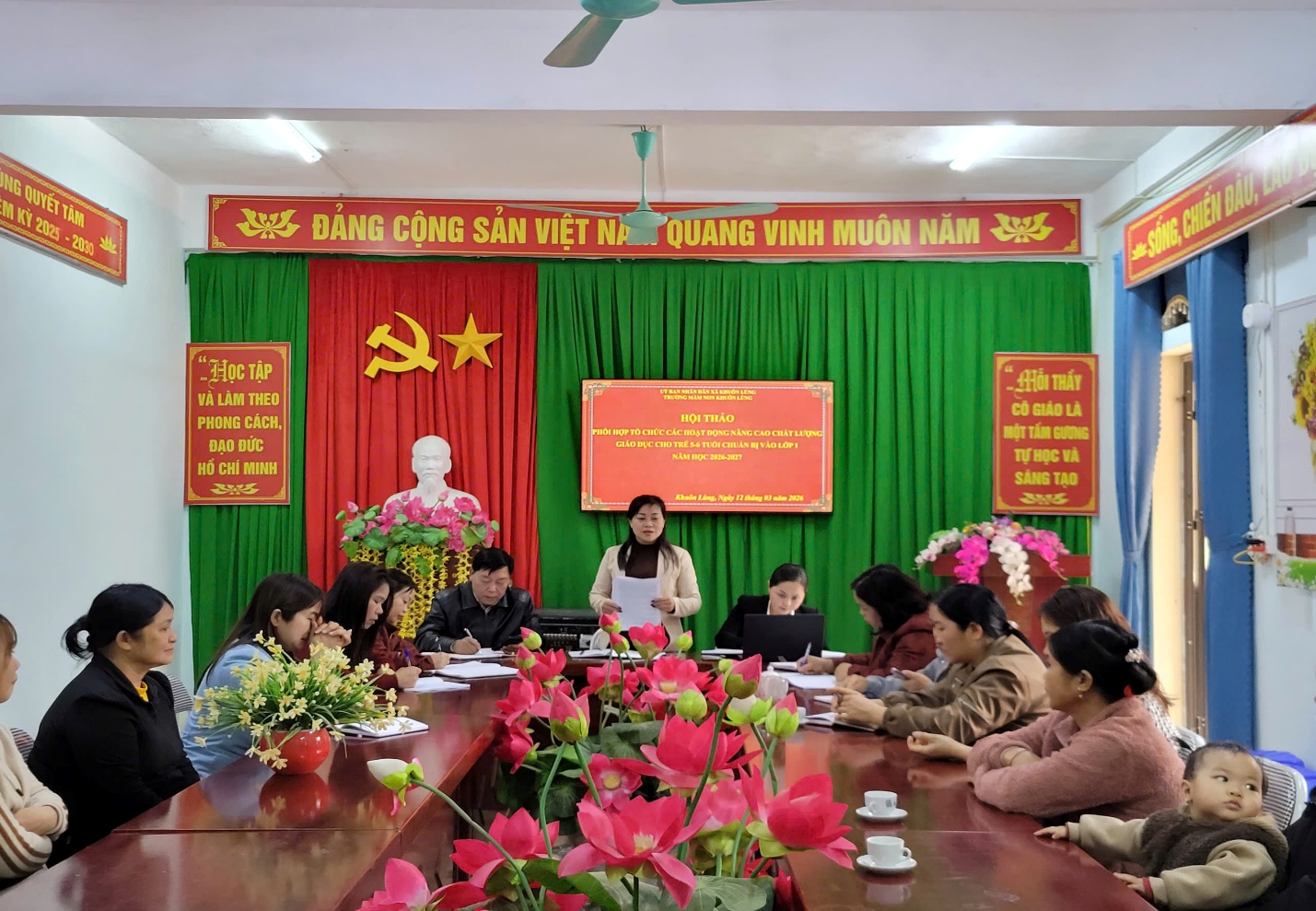 HỘI THẢO PHỐI HỢP TỔ CHỨC CÁC HOẠT ĐỘNG NÂNG CAO CHẤT LƯỢNG GIÁO DỤC CHO TRẺ 5 - 6 TUỔI CHUẨN BỊ VÀO LỚP 1 - NĂM HỌC 2026 – 2027