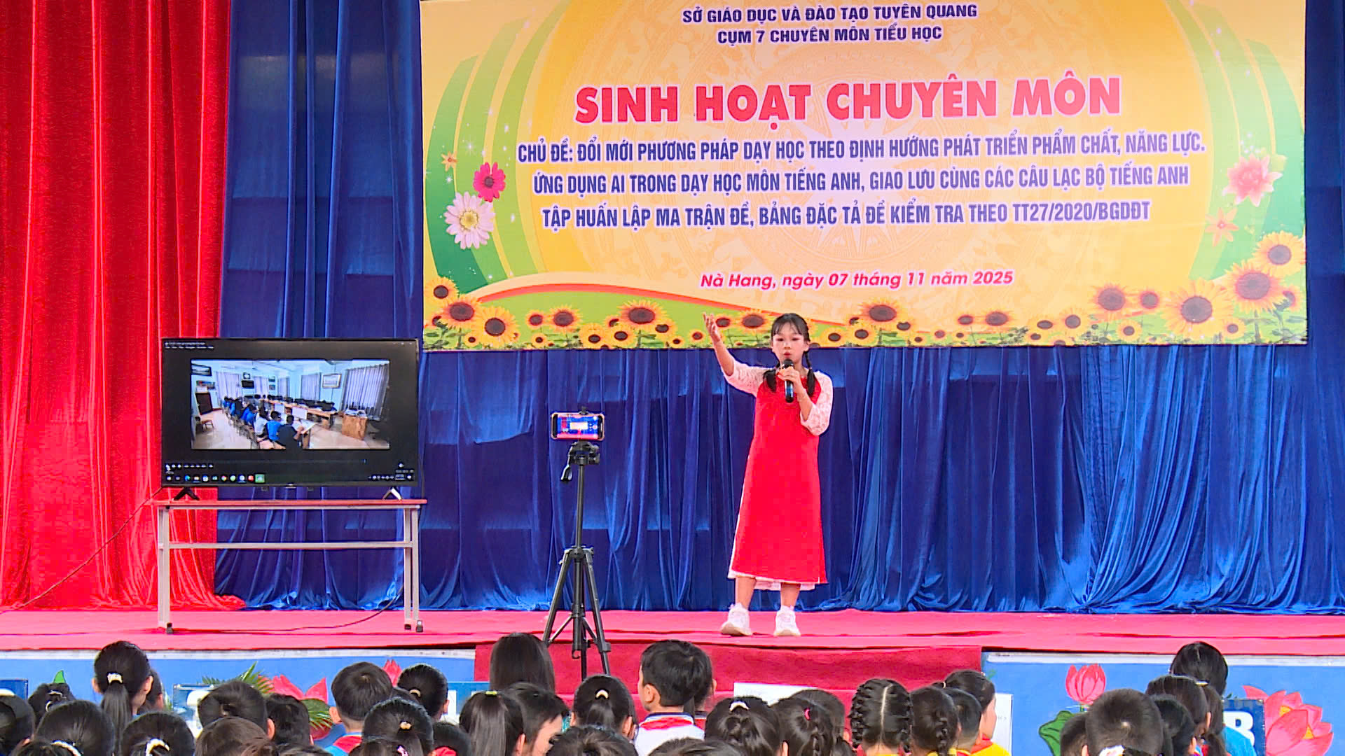 Cụm 7 chuyên môn tiểu học tổ chức Sinh hoạt chuyên môn lần thứ 4 năm học 2025–2026