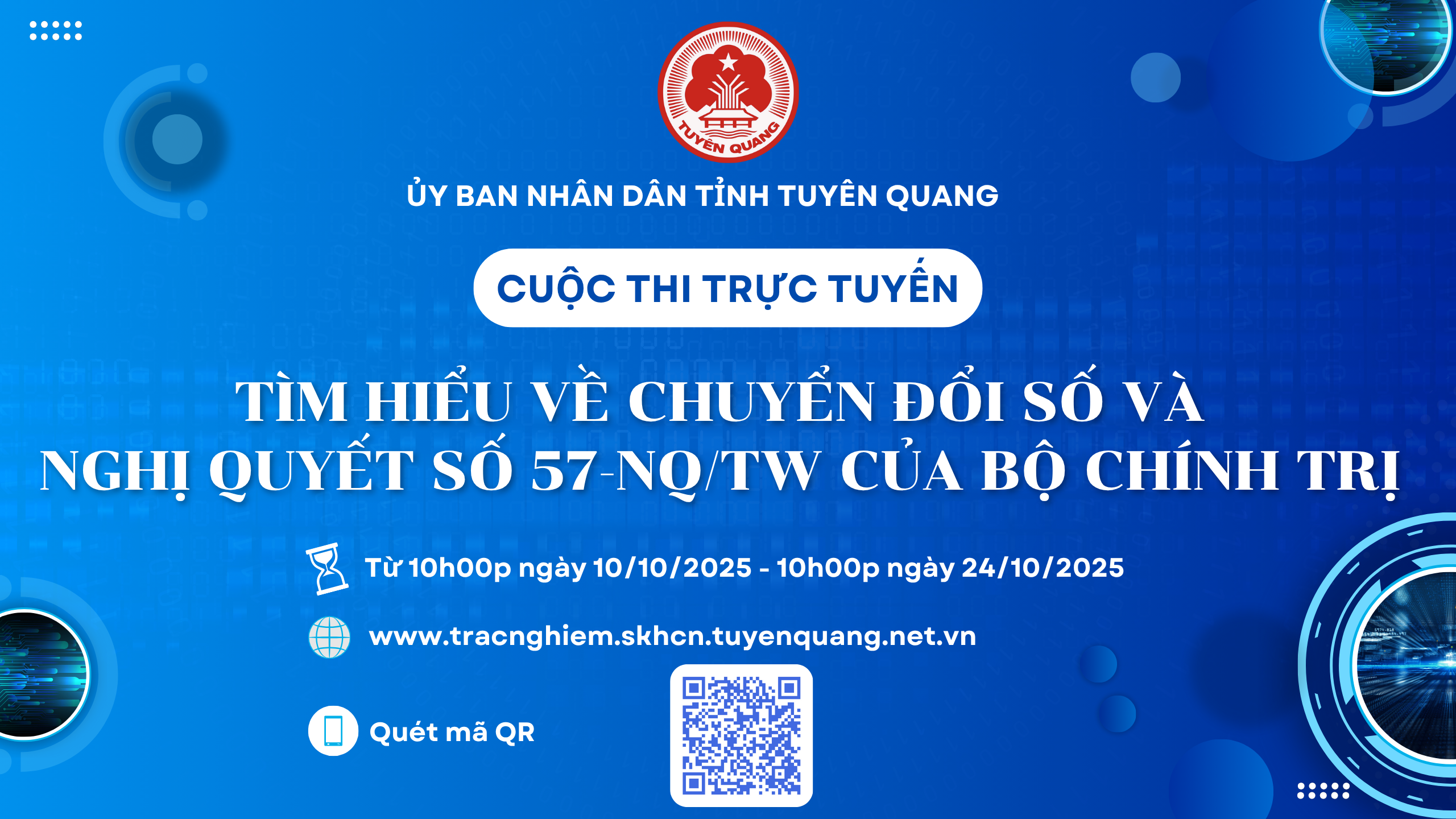 Hơn 30 nghìn người tham gia Cuộc thi trực tuyến tìm hiểu về Chuyển đổi số và Nghị quyết 57-NQ/TW