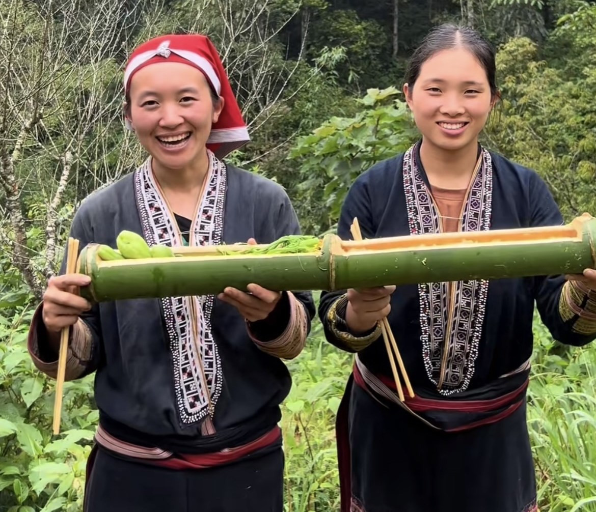 Hai nhà sáng tạo nội dung người Dao đỏ hút triệu view với các video cuộc sống vùng cao