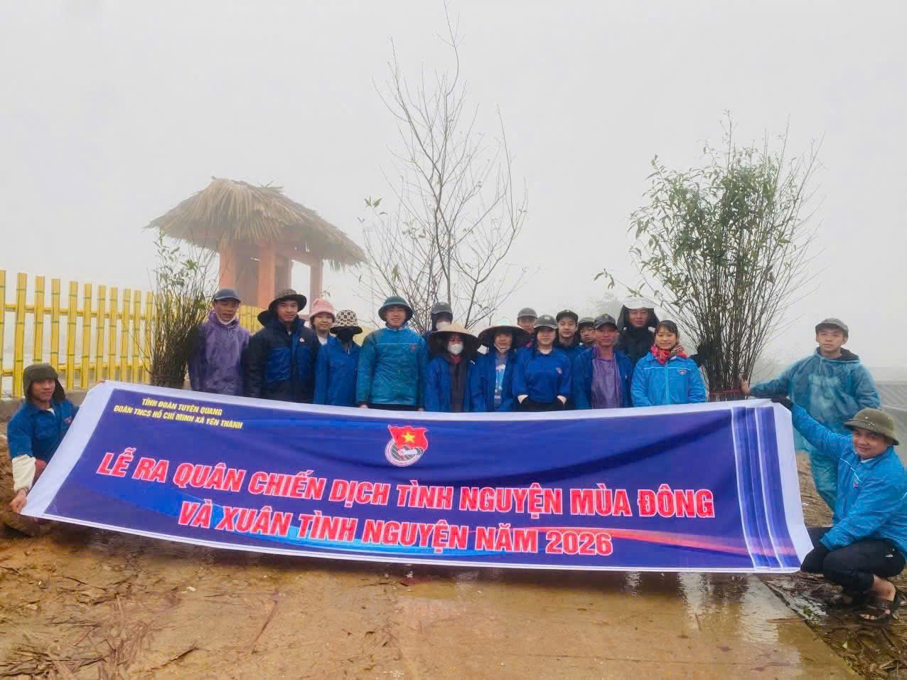 Đoàn xã Yên Thành: Ra quân chiến dịch tình nguyện Mùa động và Xuân tình nguyện năm 2026.