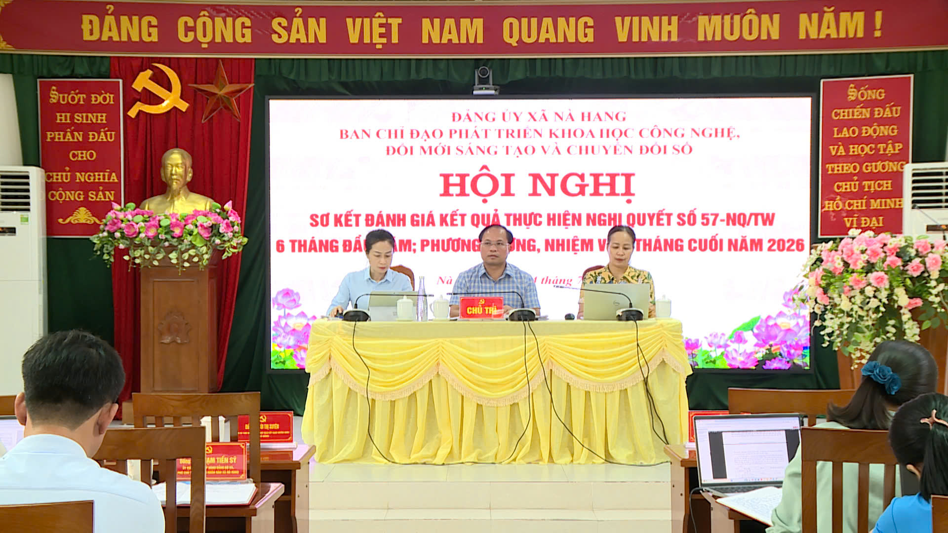 Nà Hang đánh giá kết quả phát triển khoa học, công nghệ, đổi mới sáng tạo và chuyển đổi số 6 tháng đầu năm 2026