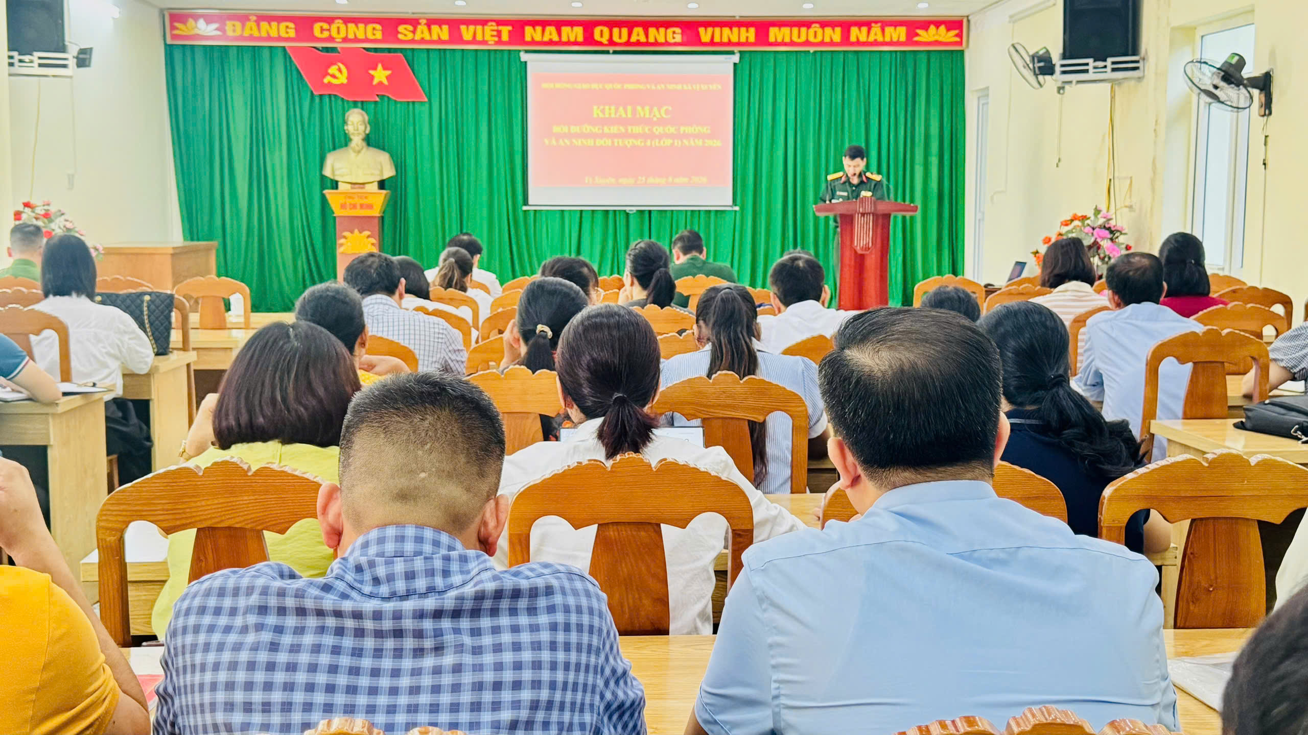 Lớp bồi dưỡng kiến thức quốc phòng và an ninh cho đối tượng 4 năm 2026.