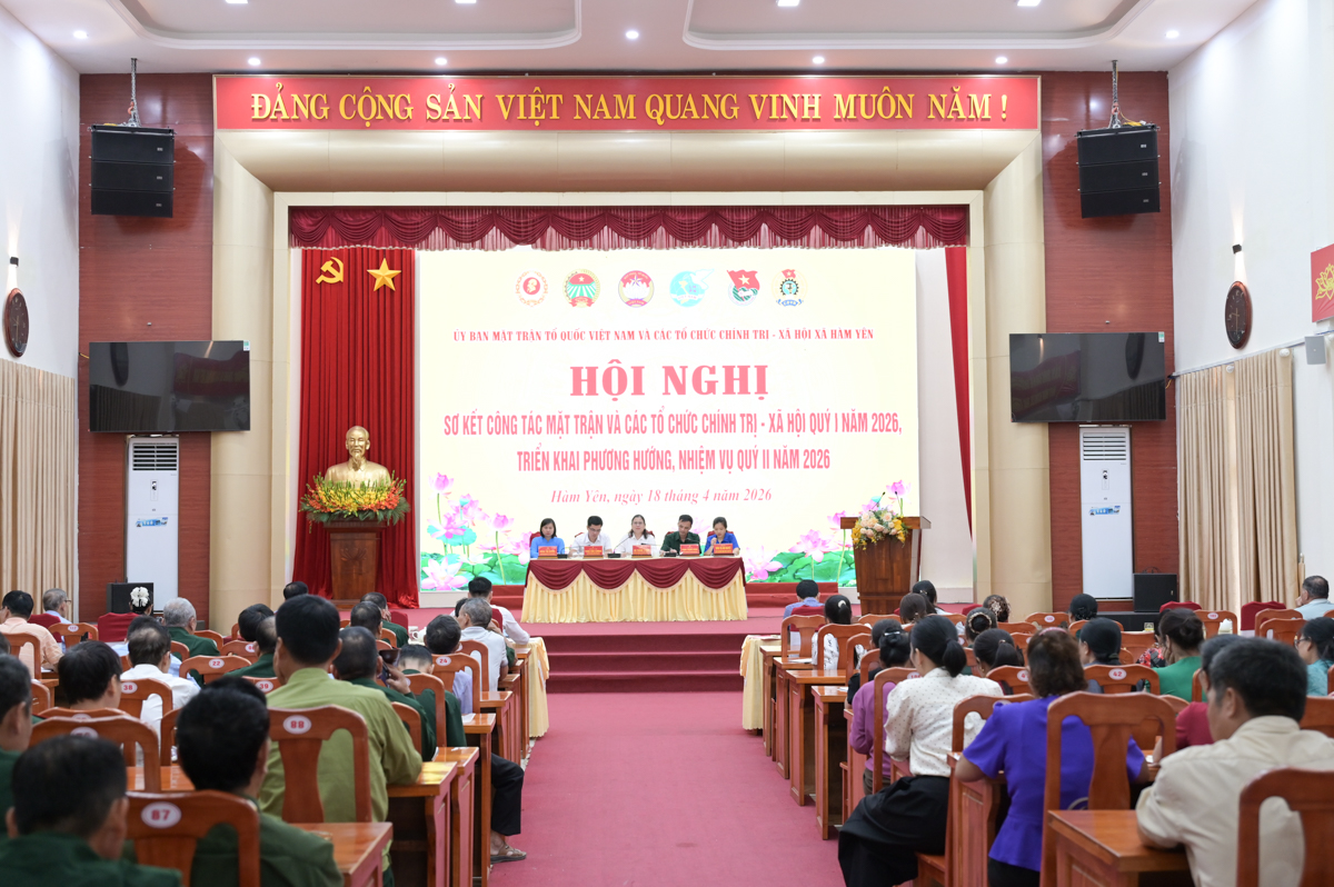 Hội nghị sơ kết công tác Mặt trận và các tổ chức chính trị - xã hội quý I năm 2026