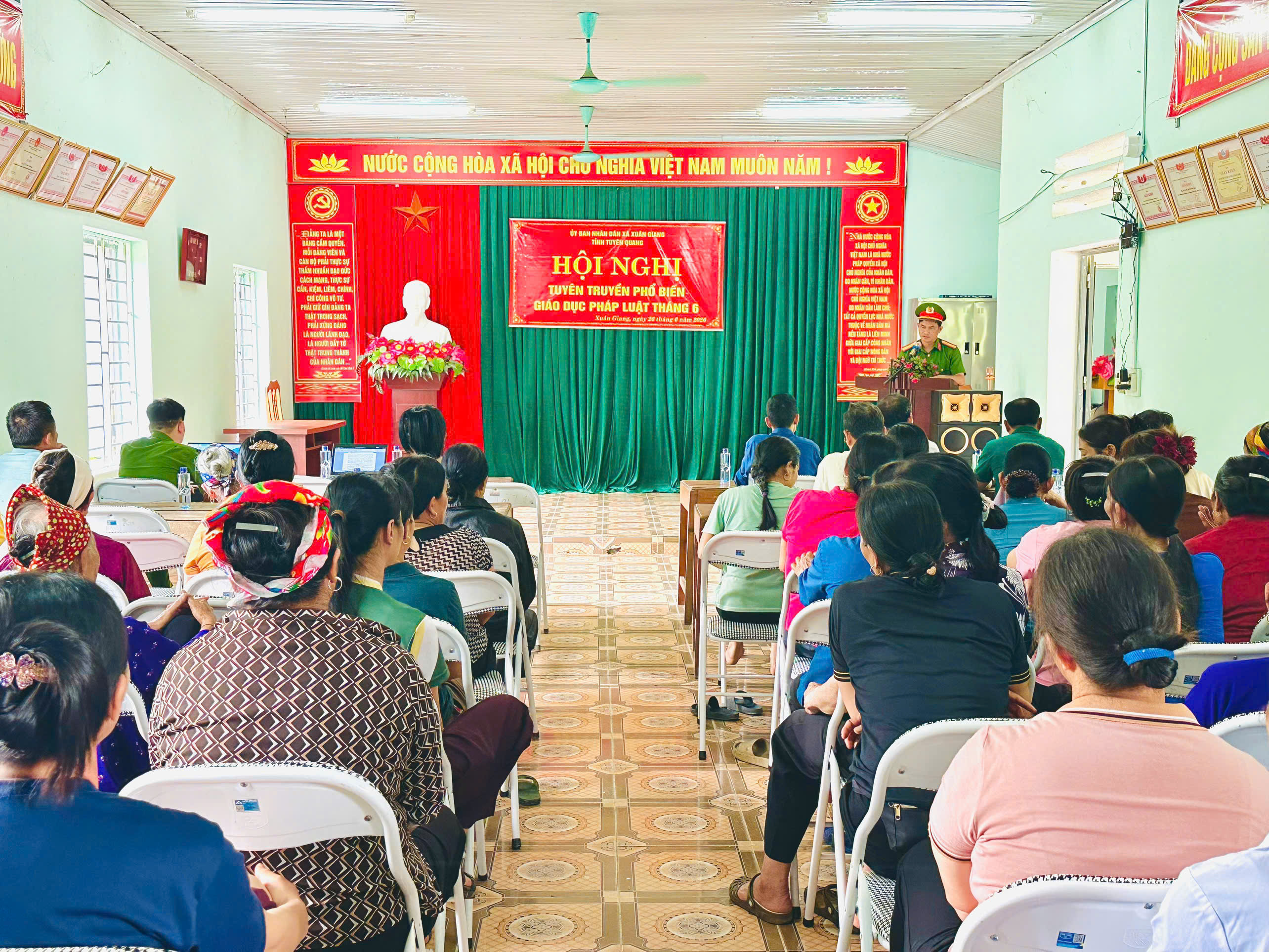XUÂN GIANG TỔ CHỨC HỘI NGHỊ TUYÊN TRUYỀN, PHỔ BIẾN GIÁO DỤC PHÁP LUẬT THÁNG 6 NĂM 2026