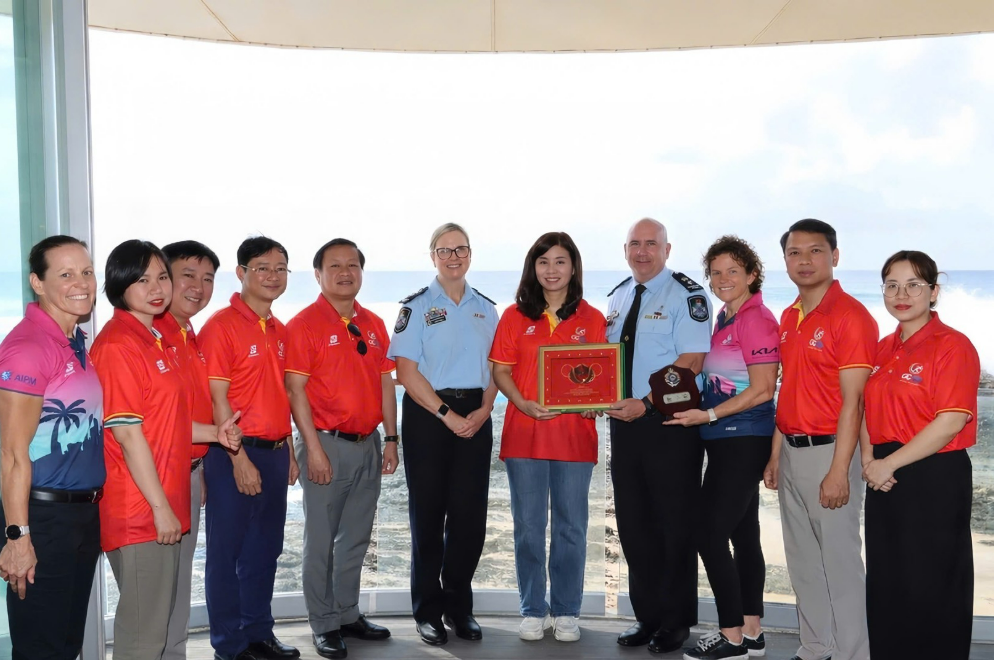 ĐOÀN CÔNG AN NHÂN DÂN VIỆT NAM THAM DỰ SỰ KIỆN ĐẾM NGƯỢC APES GAMES 2026 TẠI AUSTRALIA