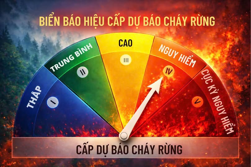 Thông báo Cấp dự báo cháy rừng trên địa bàn tỉnh Tuyên Quang (Từ ngày 23/6/2026 đến ngày 29/6/2026)