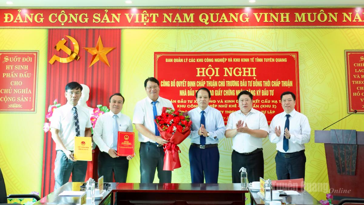 Đầu tư hơn 1.454 tỷ đồng xây dựng Khu công nghiệp Nhữ Khê - Đội Cấn (Khu 2)