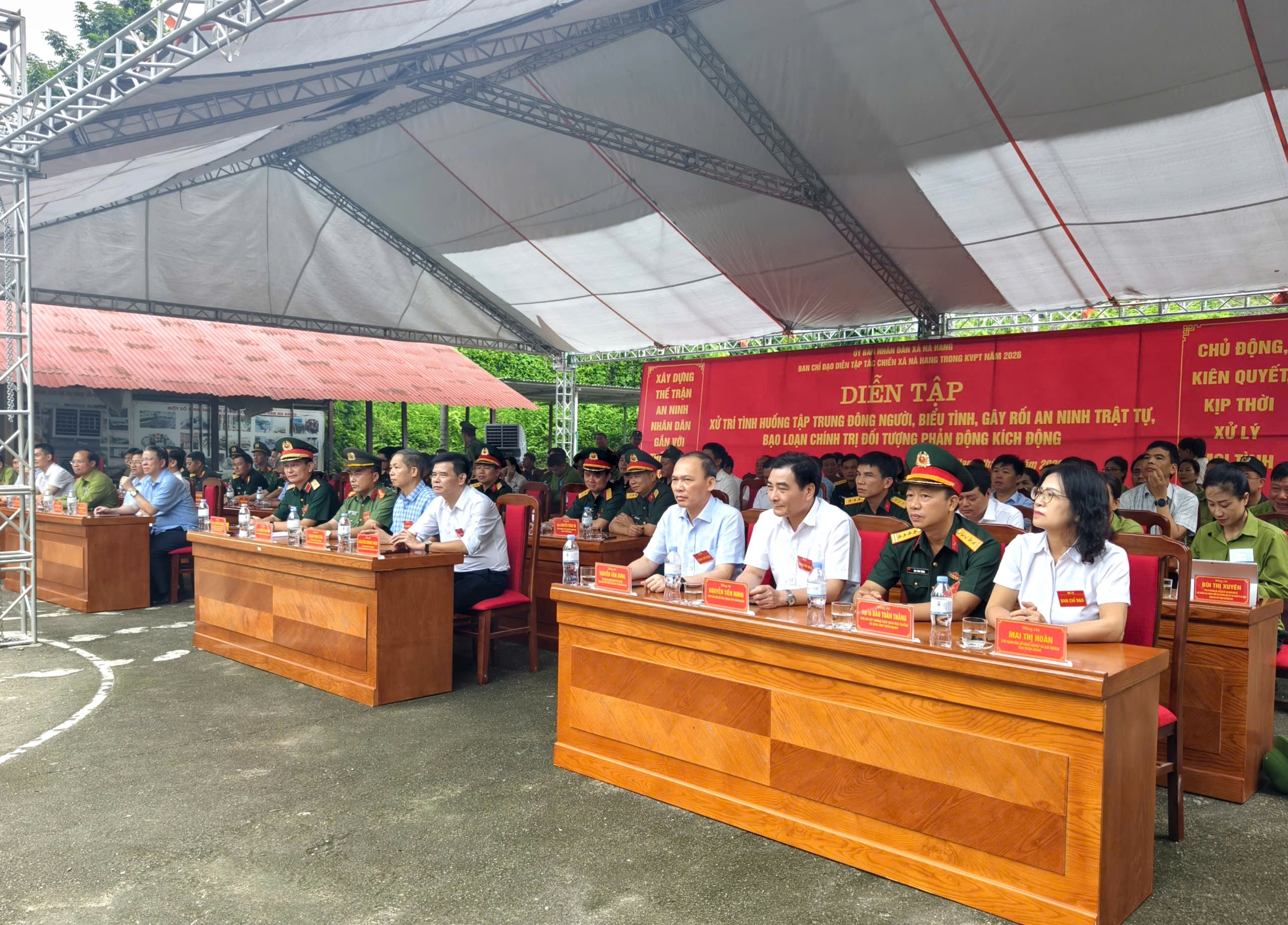 Khai mạc diễn tập tác chiến xã Nà Hang trong khu vực phòng thủ năm 2026
