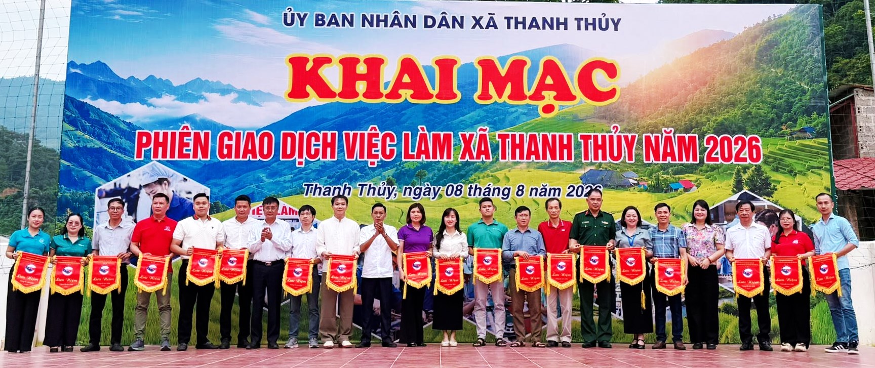 KHAI MẠC PHIÊN GIAO DỊCH VIỆC LÀM XÃ THANH THỦY